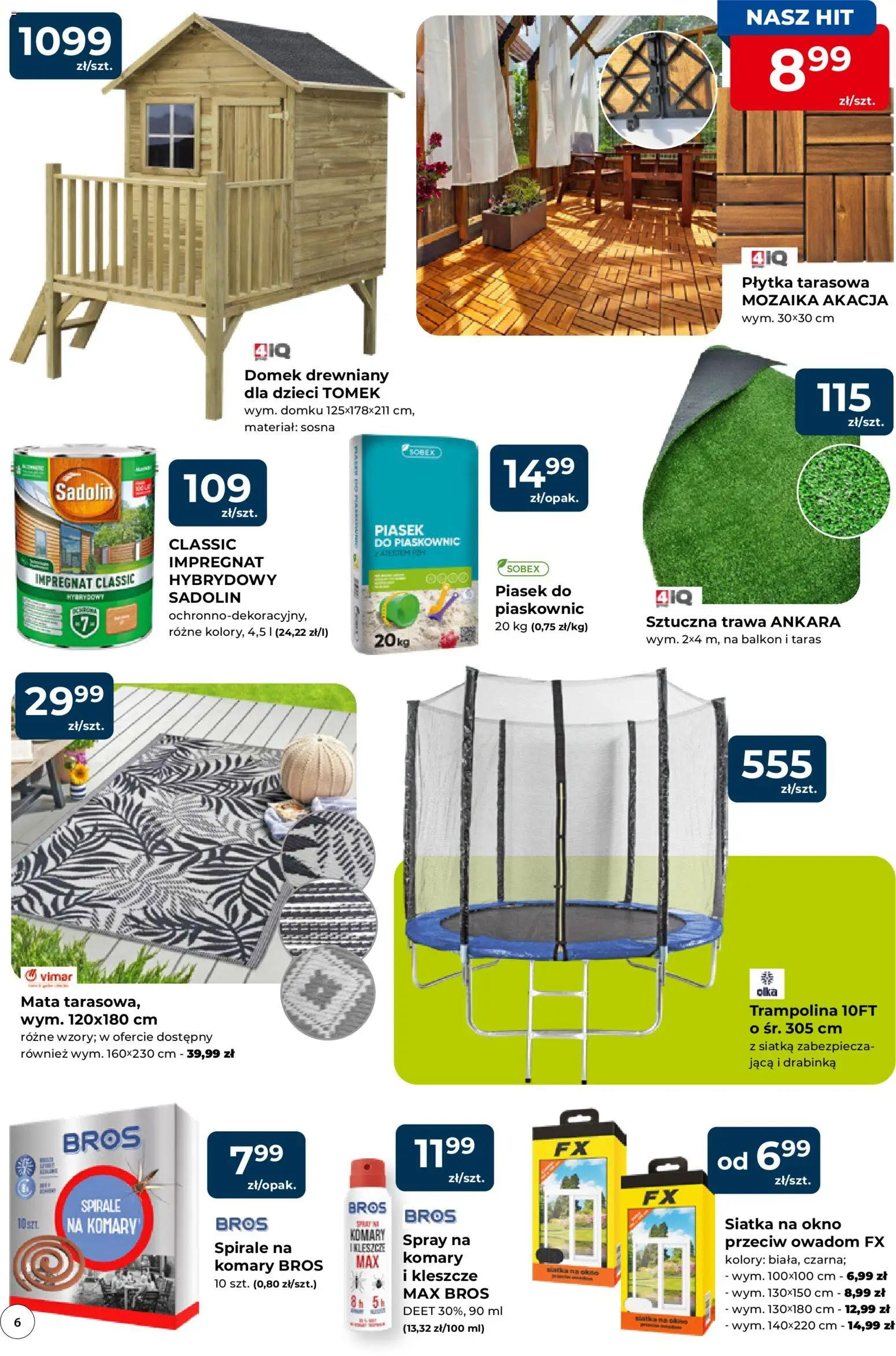 Mrówka gazetka - Elbląg od 23.04.2026 | Strona: 6 | Produkty: Trampolina, Siatka