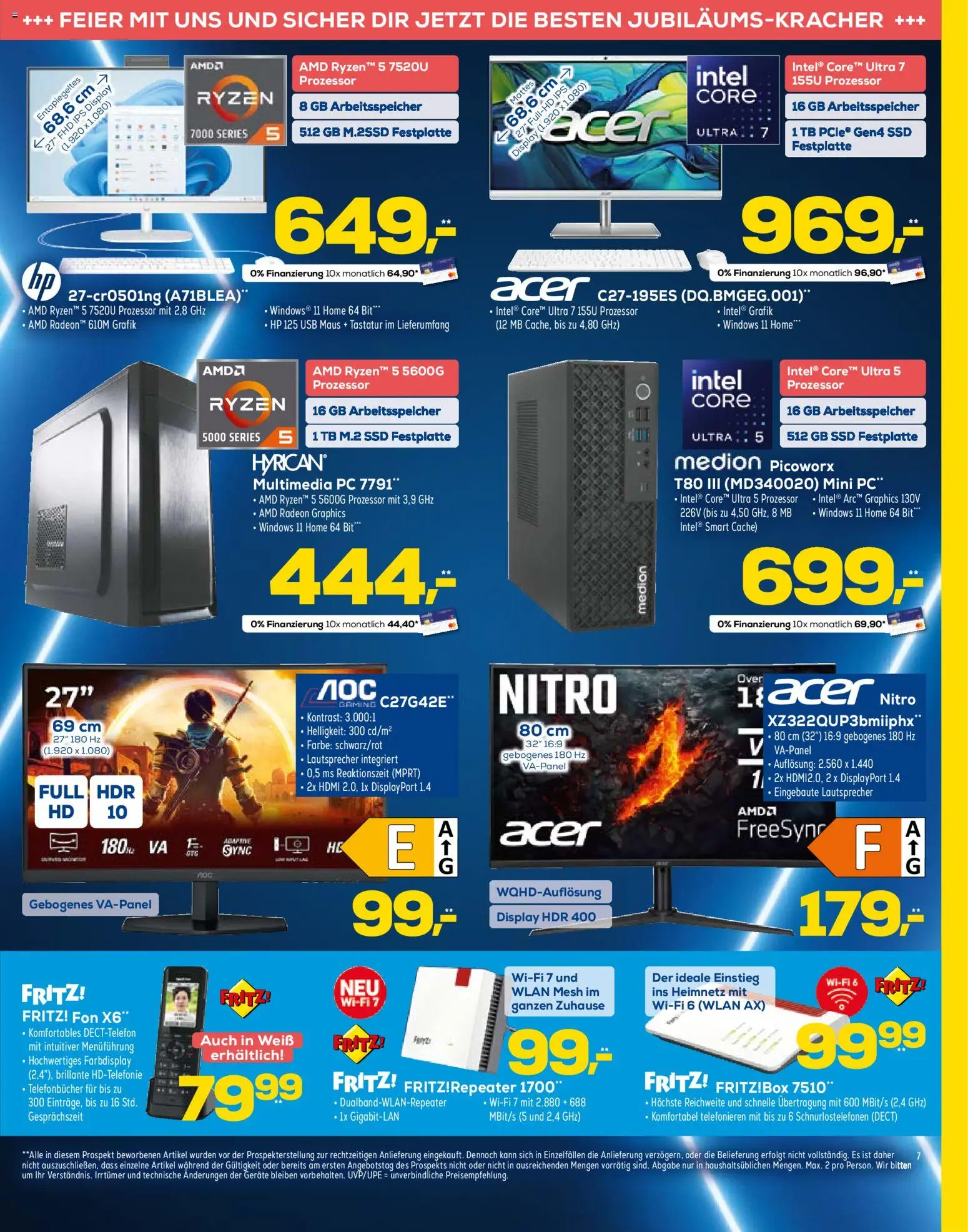 Euronics - Black Friday – gültig ab 12.11.2025 | Seite: 7 | Produkte: HP, Lautsprecher, USB, Mini pc