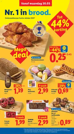 Meergranen-brood, 800 g - Voorbeeld van een folder van Lidl, geldig van 30.03.2026 | Pagina: 19