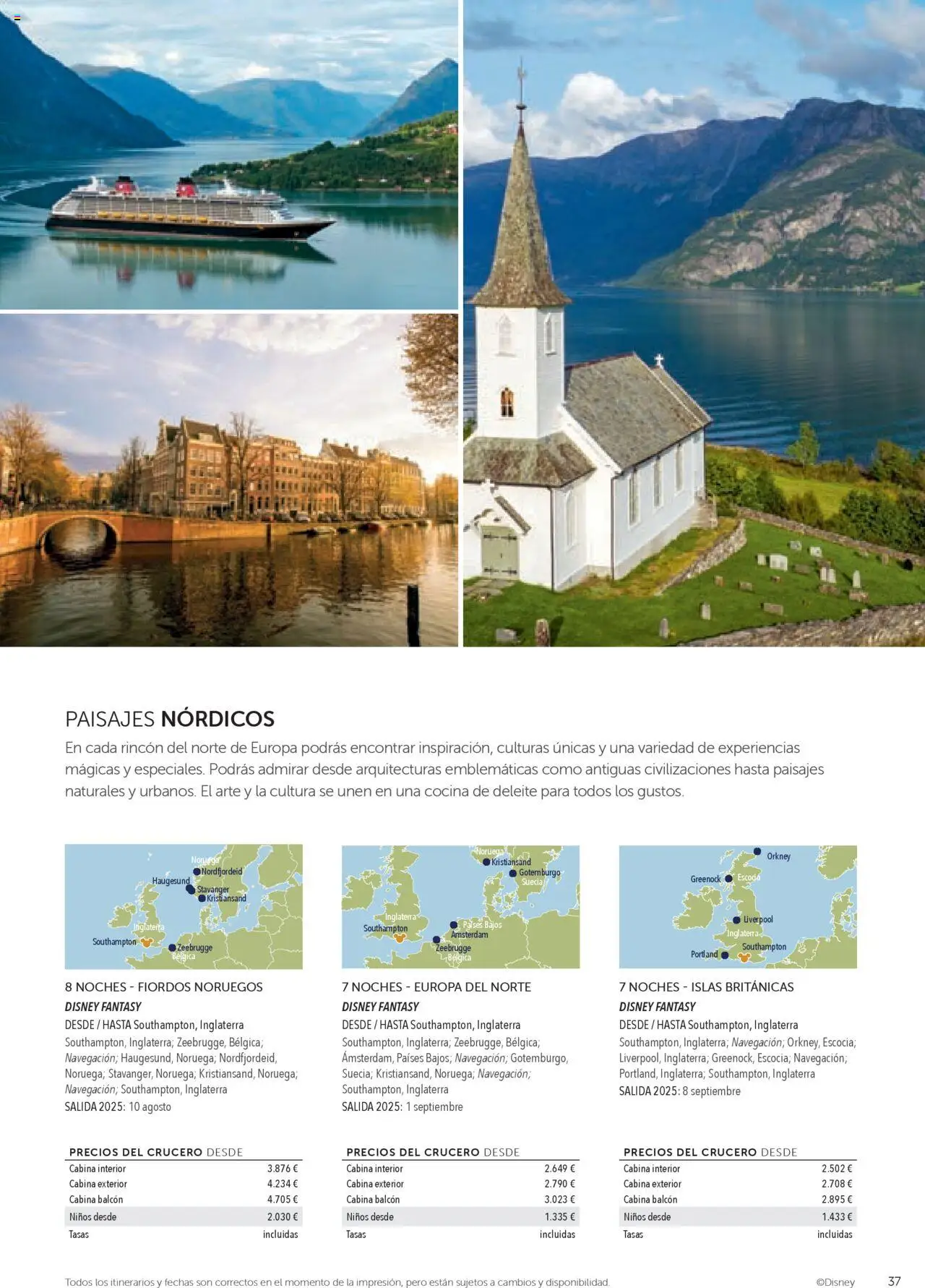 Viajes El Corte Inglés Disney Cruise Line │ válido desde el 28.01.2025 | Página: 37 | Productos: Cocina