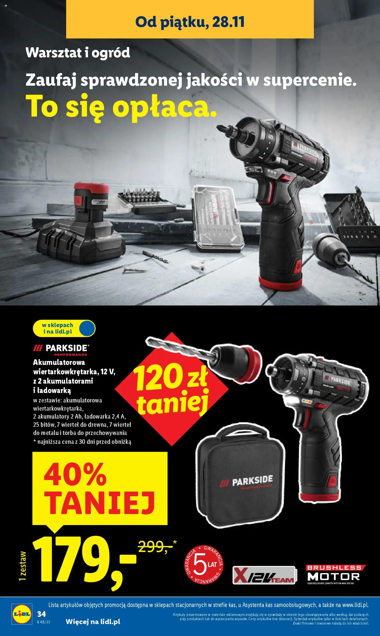 Lidl Black Friday od 24.11.2025 | Strona: 38 | Produkty: Ładowarka, Torba