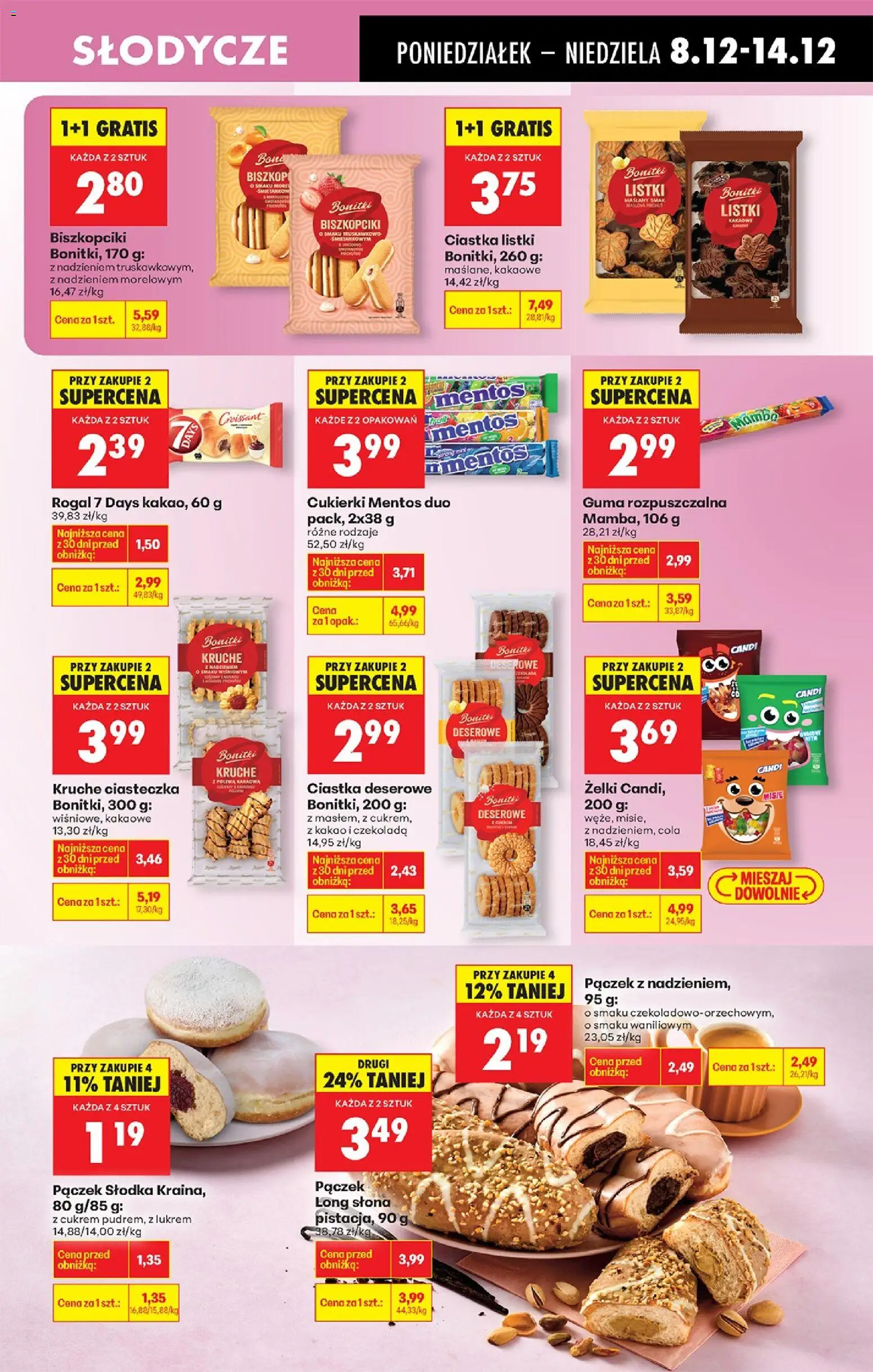 Biedronka gazetka od 08.12.2025 | Strona: 63 | Produkty: Żelki, Czekolada, Cukierki, Ciasteczka