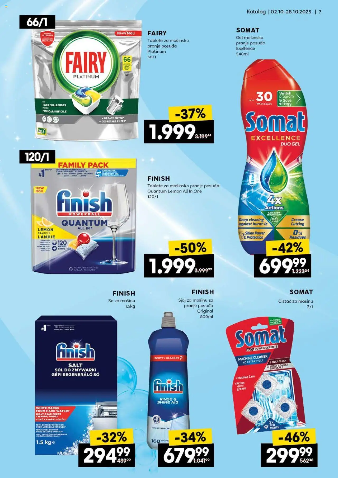Idea katalog - važi od 02.10.2025 | Strana: 7 | Proizvode: Somat, Finish, So