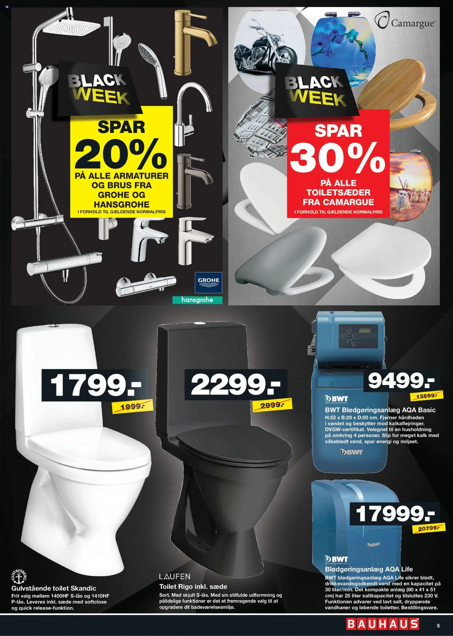 Bauhaus tilbudsavis – gyldig fra 26.11.2025 | Side: 5 | Produkter: Toilet