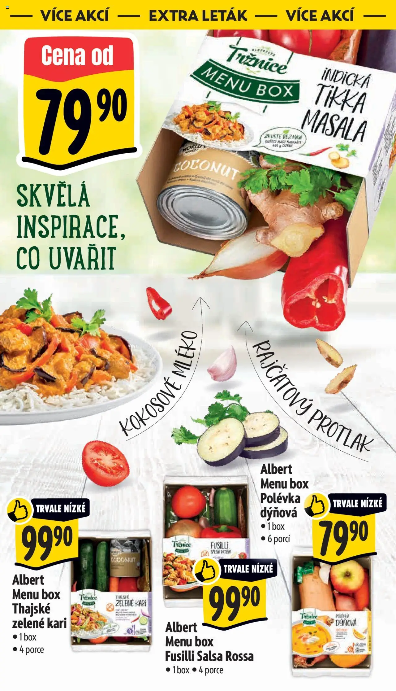 Albert leták - Supermarket od 04.06.2025 | Strana: 32 | Produkty: Rajčatový protlak, Kokosové mléko, Box, Mléko