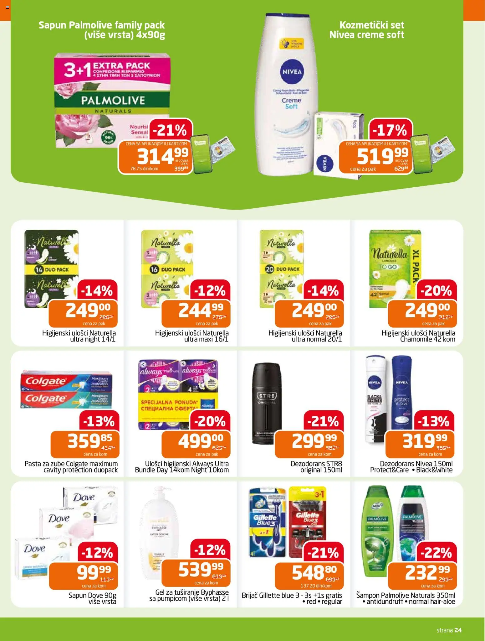 Gomex katalog - važi od 04.03.2026 | Strana: 24 | Proizvode: Brijač, Nivea, Šampon, Dezodorans