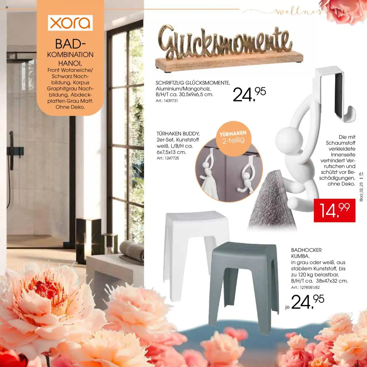 Zurbrüggen - Bad Spezial – gültig ab 11.06.2025 | Seite: 61 | Produkte: Bad, Badhocker