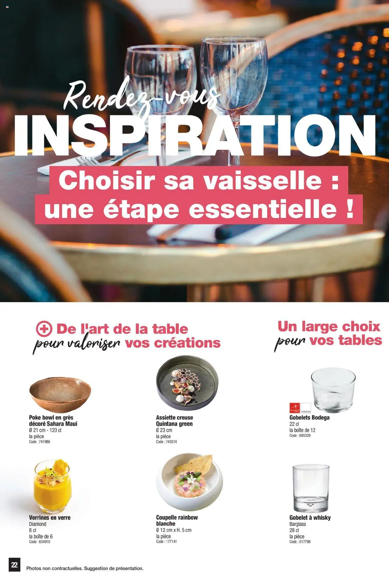  | Page: 22 | Produits: Whisky, Verrines, Table