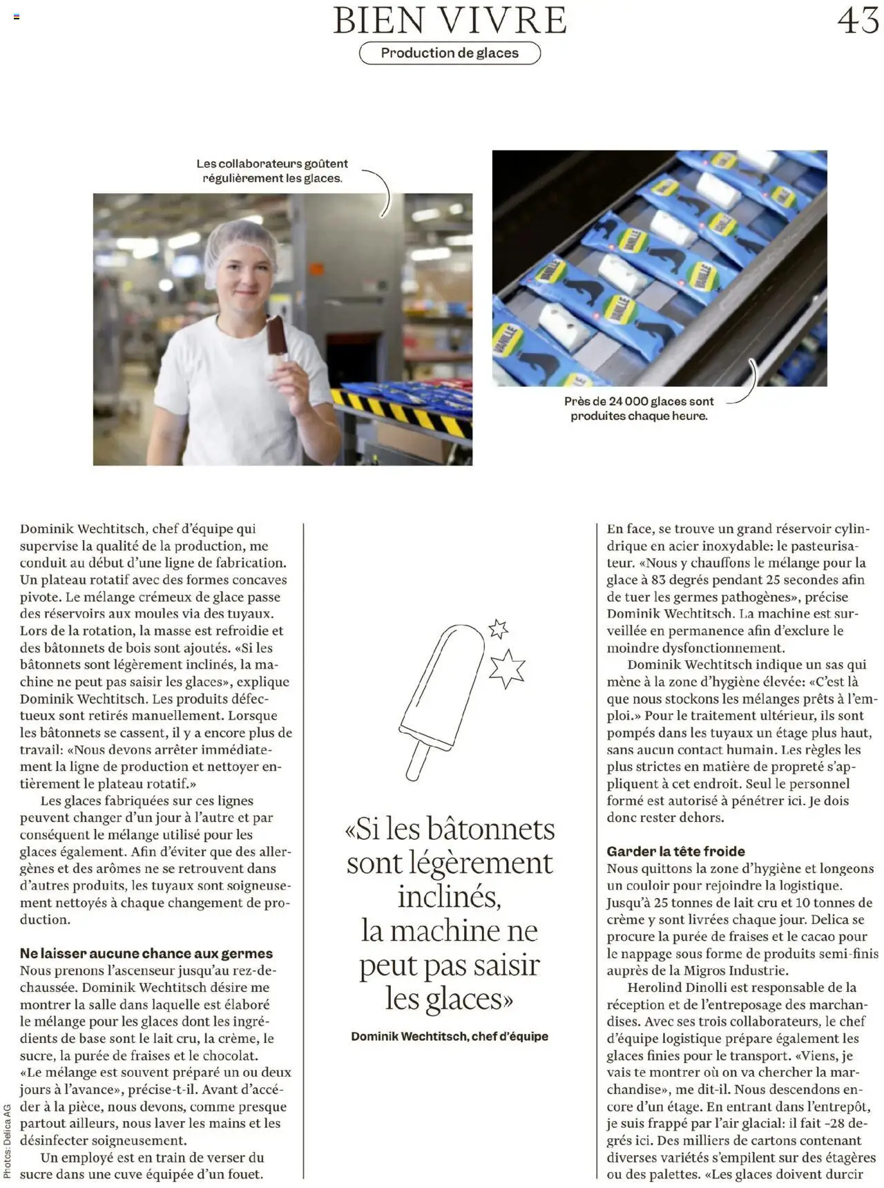 Migros - Magazin FR ab 12.08.2025 | Seite: 43 | Produkte: Glace, Creme
