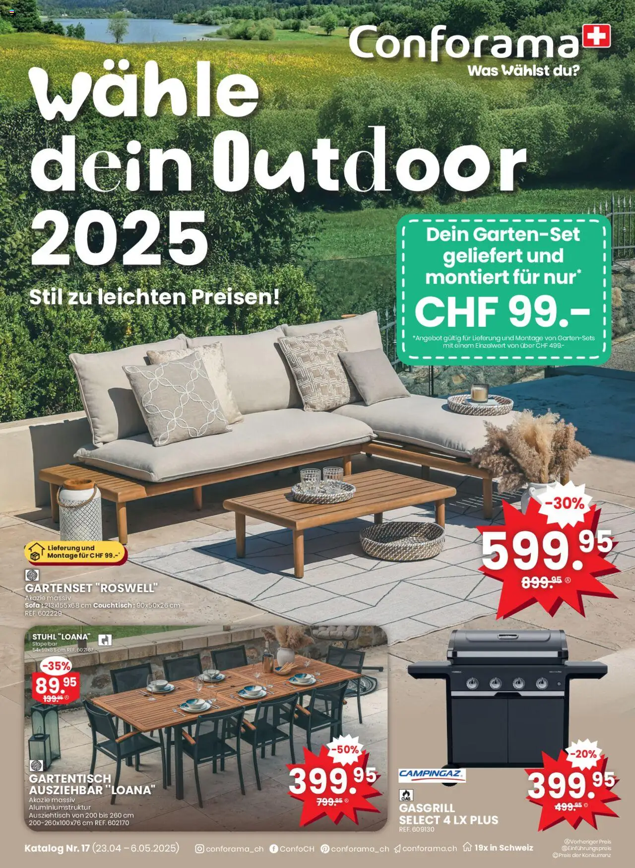 Conforama Katalog Garten Angebote (23.04.2025 06.05.2025)