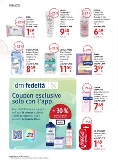 Volantino dm drogerie markt del 07.08.2025 | Pagina: 8 | Prodotti: Balsamo, Detergente, Acqua, Olio