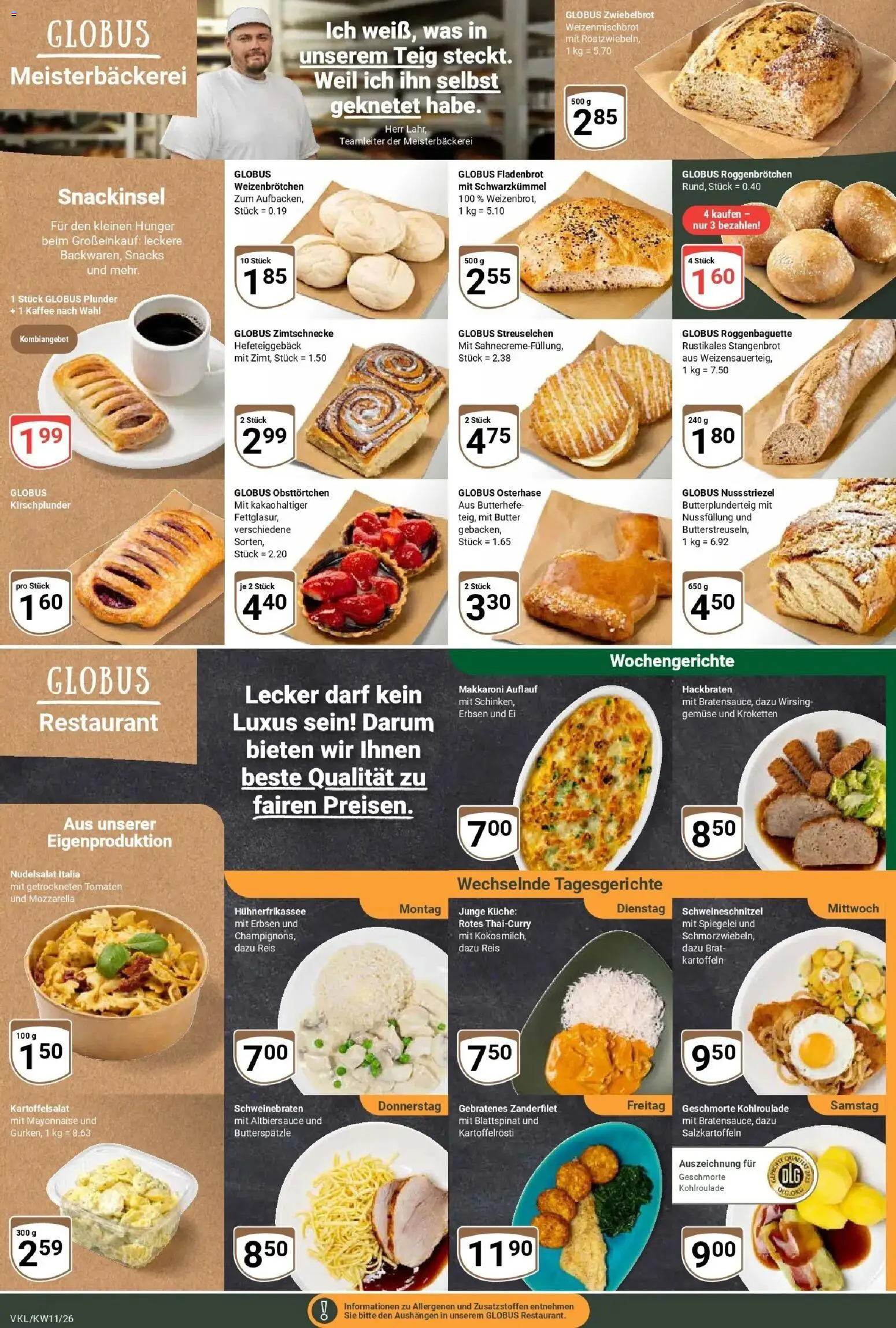 Globus prospekt Völklingen	 – gültig ab 09.03.2026 | Seite: 7 | Produkte: Kaffee, Gemüse, Reis, Erbsen