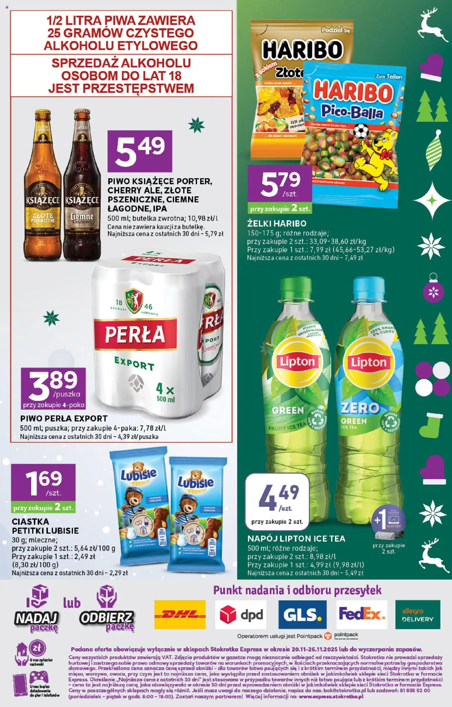 Stokrotka Gazetka - Express od 20.11.2025 | Strona: 6 | Produkty: Żelki haribo, Stokrotka, Żelki, Sól