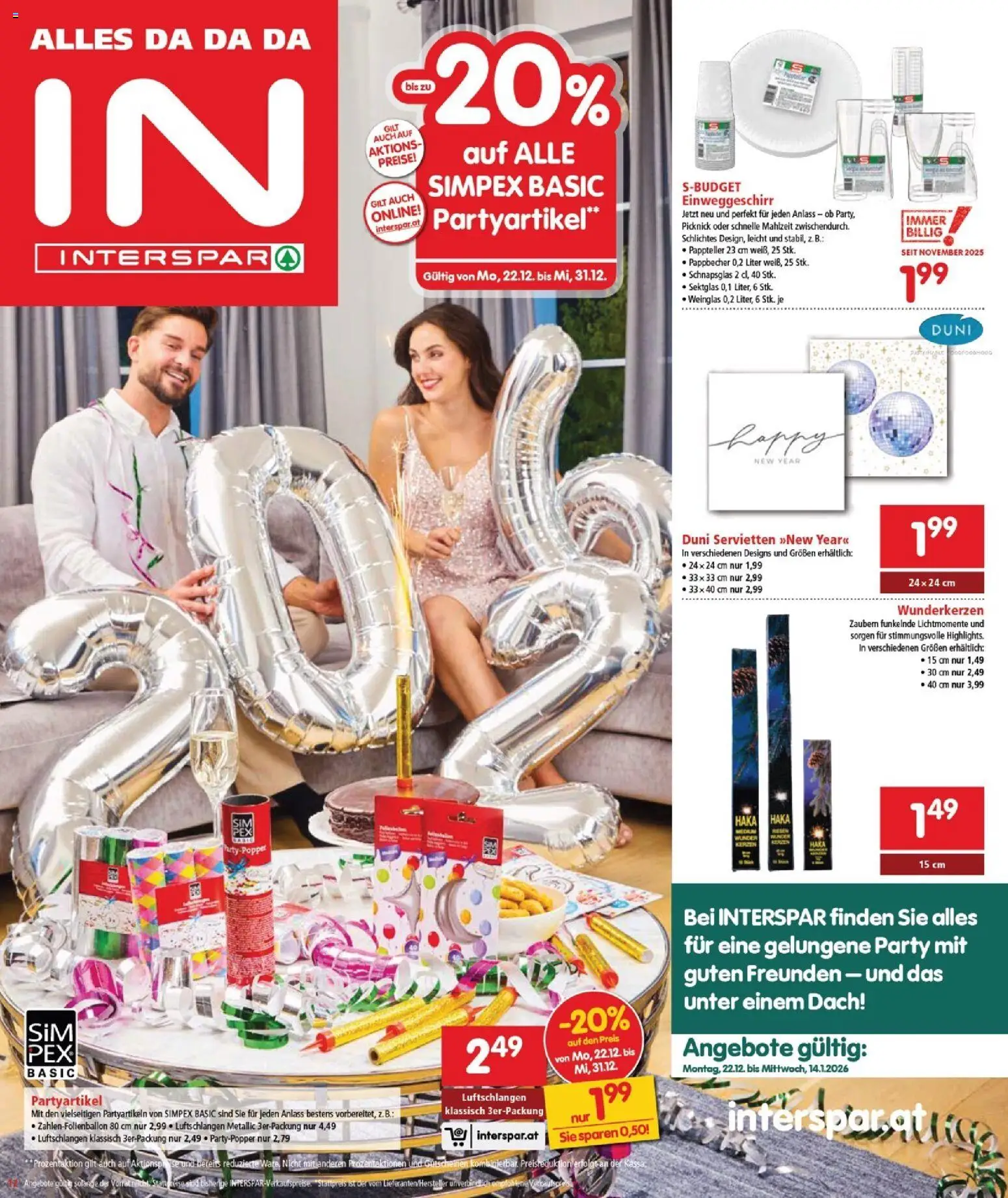 Interspar Flugblatt - Burgenland Nord gültig ab 22.12.2025 | Seite: 12