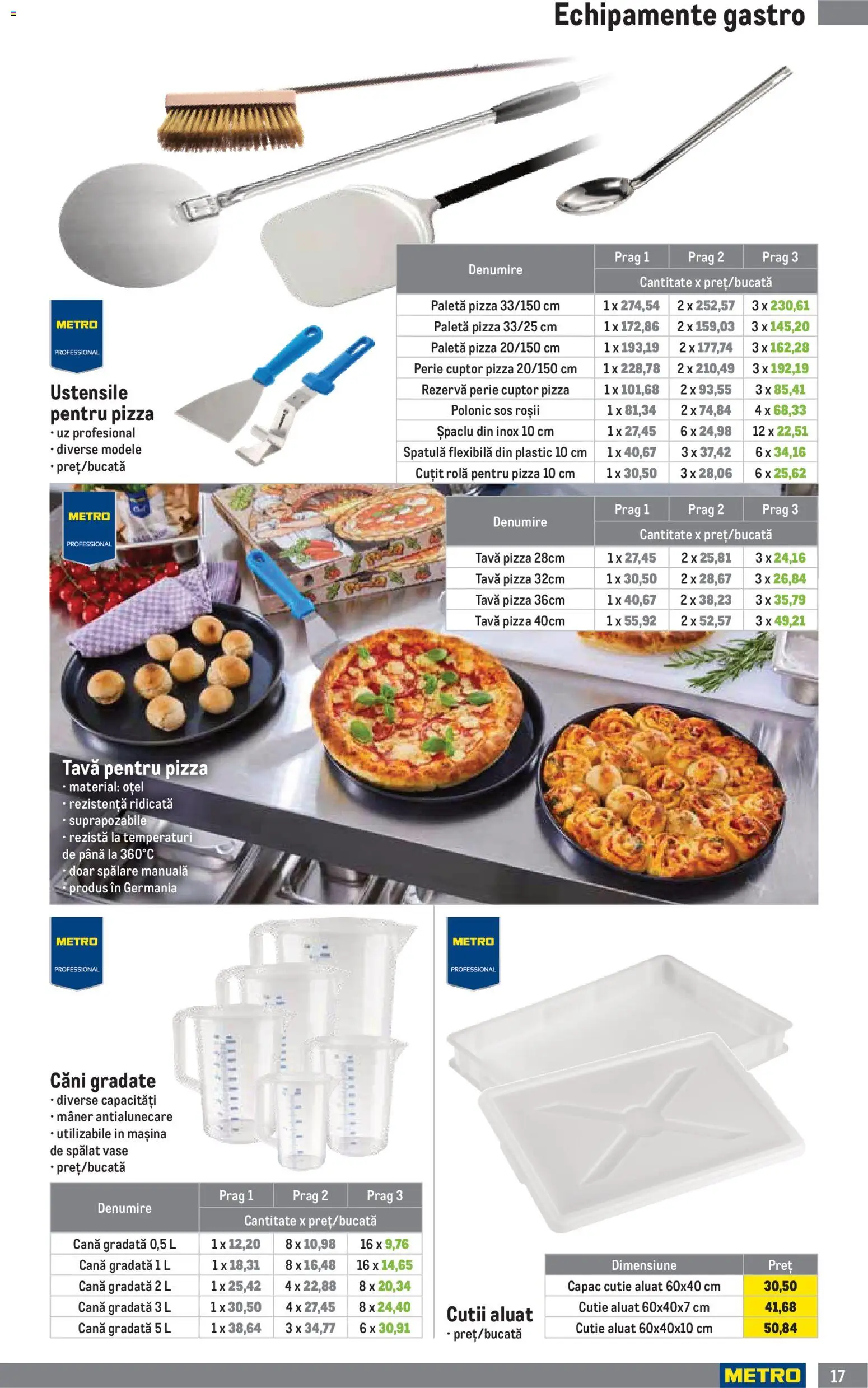 Noul catalog Metro – valabil de la 05.01.2026 | Pagină: 17 | Produse: Mașină De Spălat Vase, Mâner, Cuțit, Sos