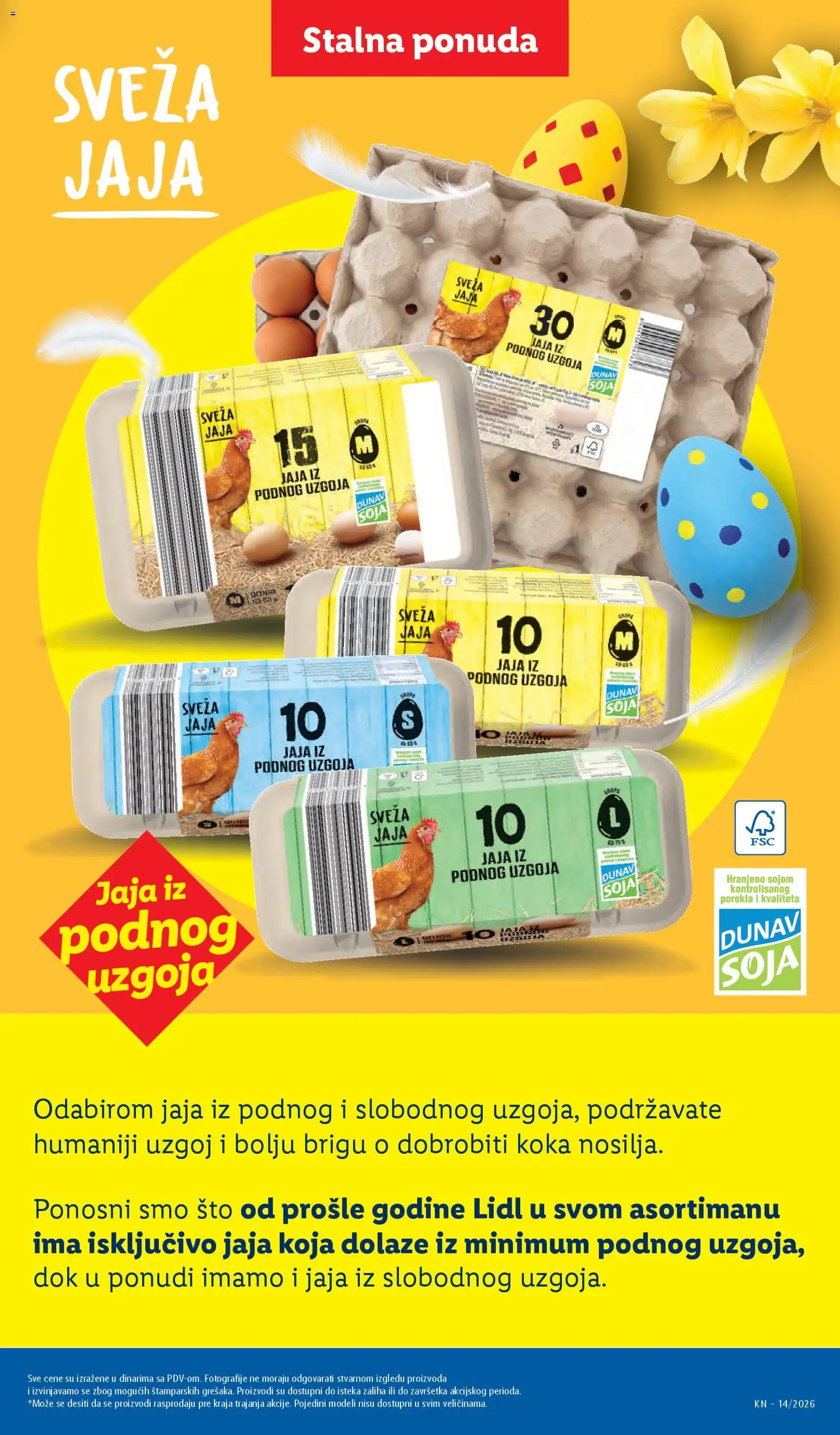 Lidl katalog - važi od 02.04.2026 | Strana: 21 | Proizvode: Sto, Jaja