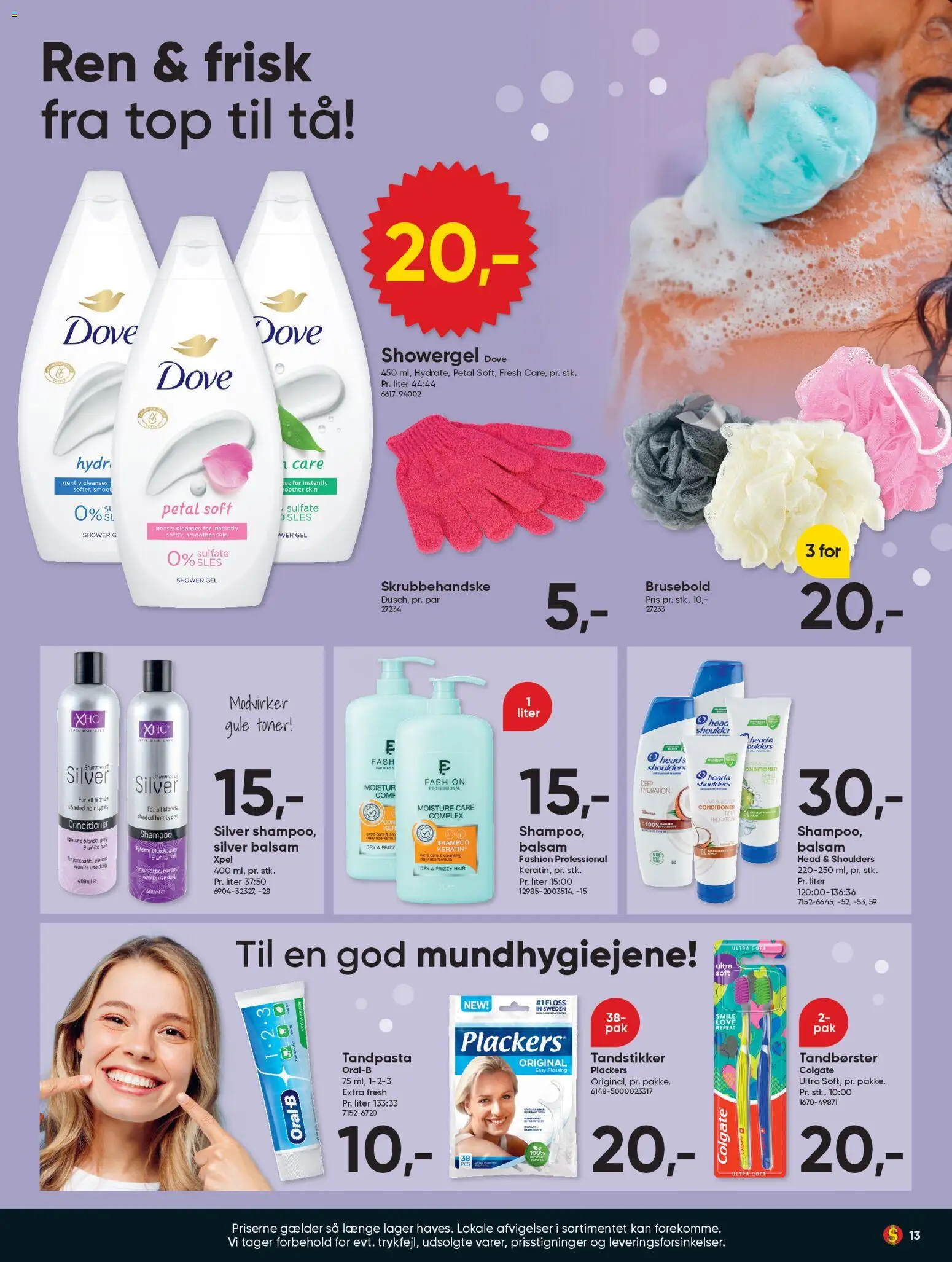 Bigdollar tilbudsavis – gyldig fra 27.02.2026 | Side: 13 | Produkter: Shampoo, Balsam, Tandpasta
