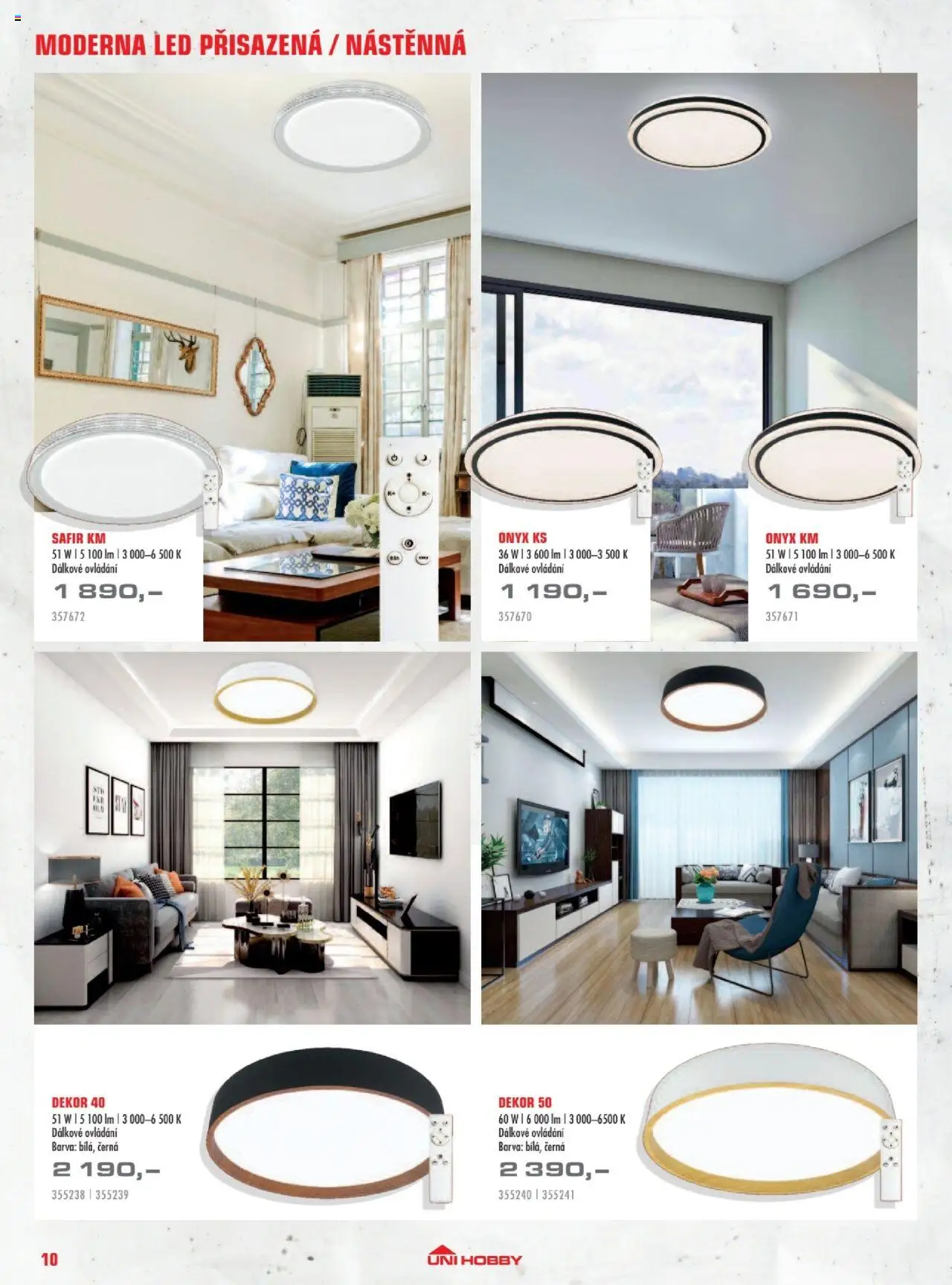 Uni Hobby katalog - Osvětlení od 03.10.2025 | Strana: 10 | Produkty: LED