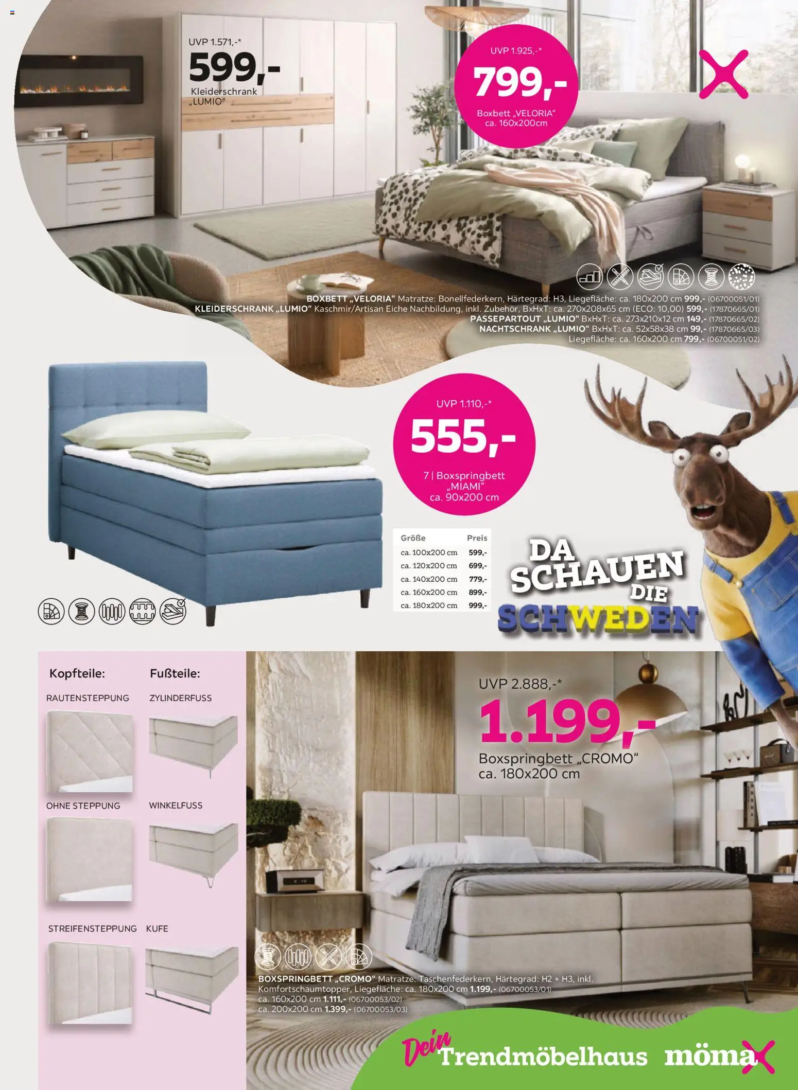 Mömax Prospekt aktuell gültig ab 28.04.2026 | Seite: 11 | Produkte: Matratze, Kleiderschrank