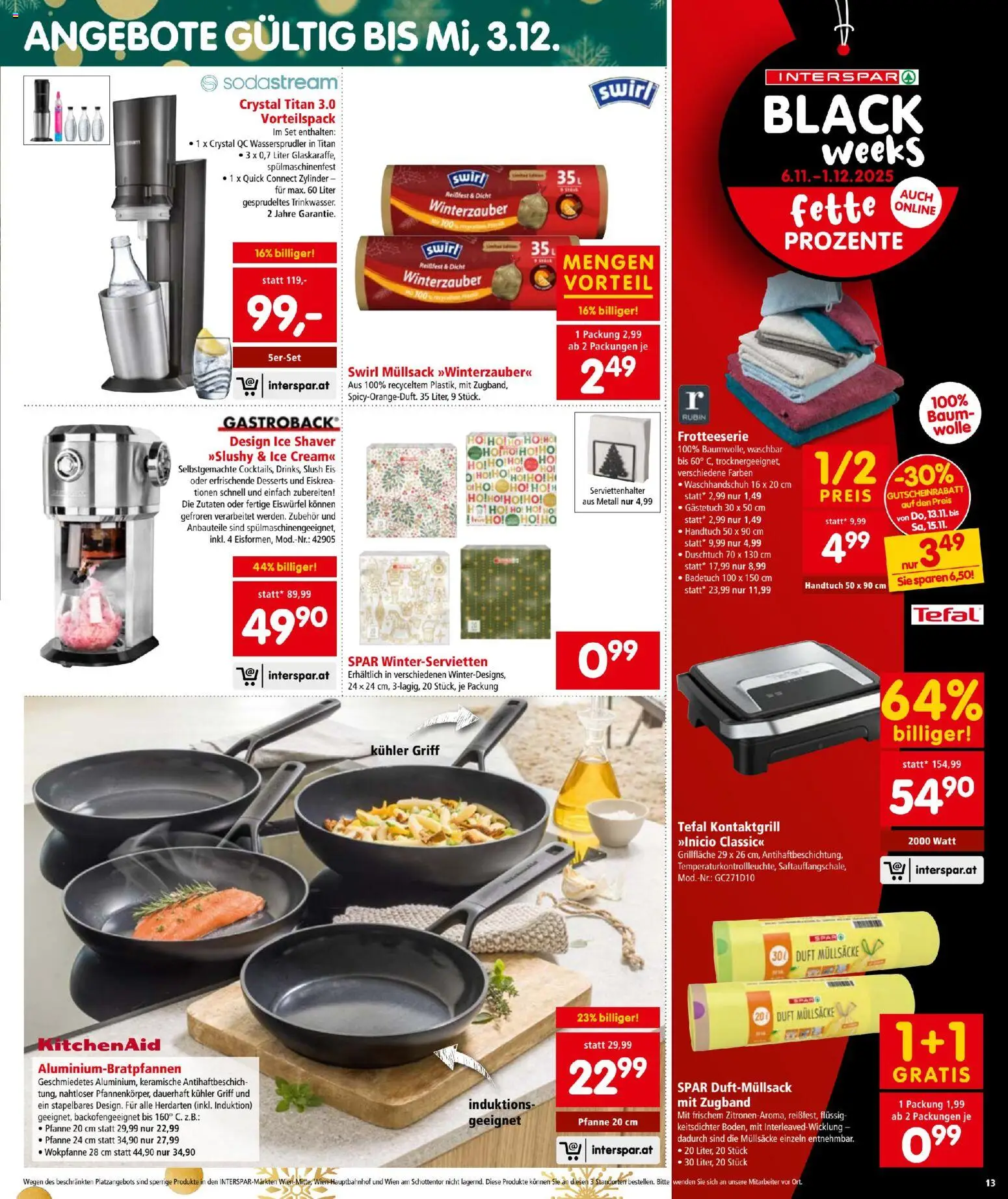 Interspar Flugblatt gültig ab 13.11.2025 | Seite: 13 | Produkte: Eis, Duft