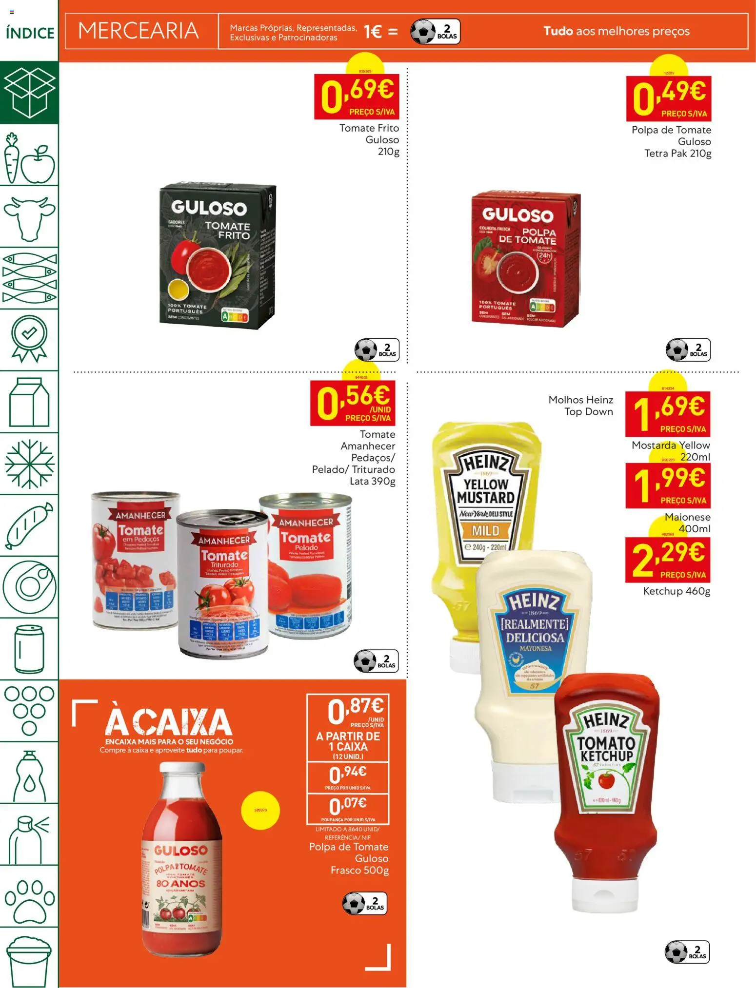 Recheio - Bons Negócios Madeira │ válido de 07.04.2026 | Página: 24 | Produtos: Top, Caixa, Tomate, Ketchup
