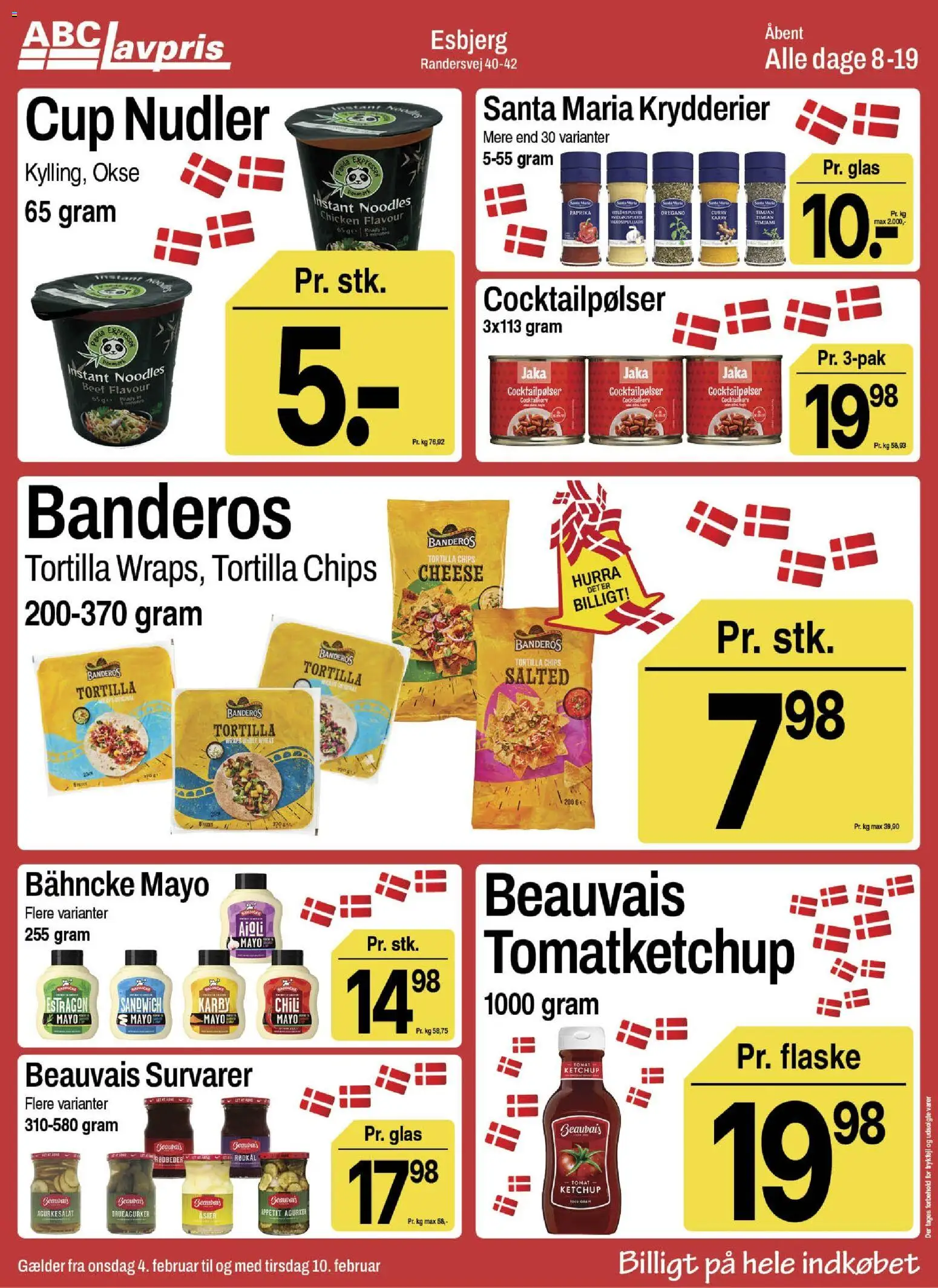 Abc Lavpris tilbudsavis – gyldig fra 04.02.2026 | Side: 11 | Produkter: Karry, Ketchup, Agurker, Drueagurker