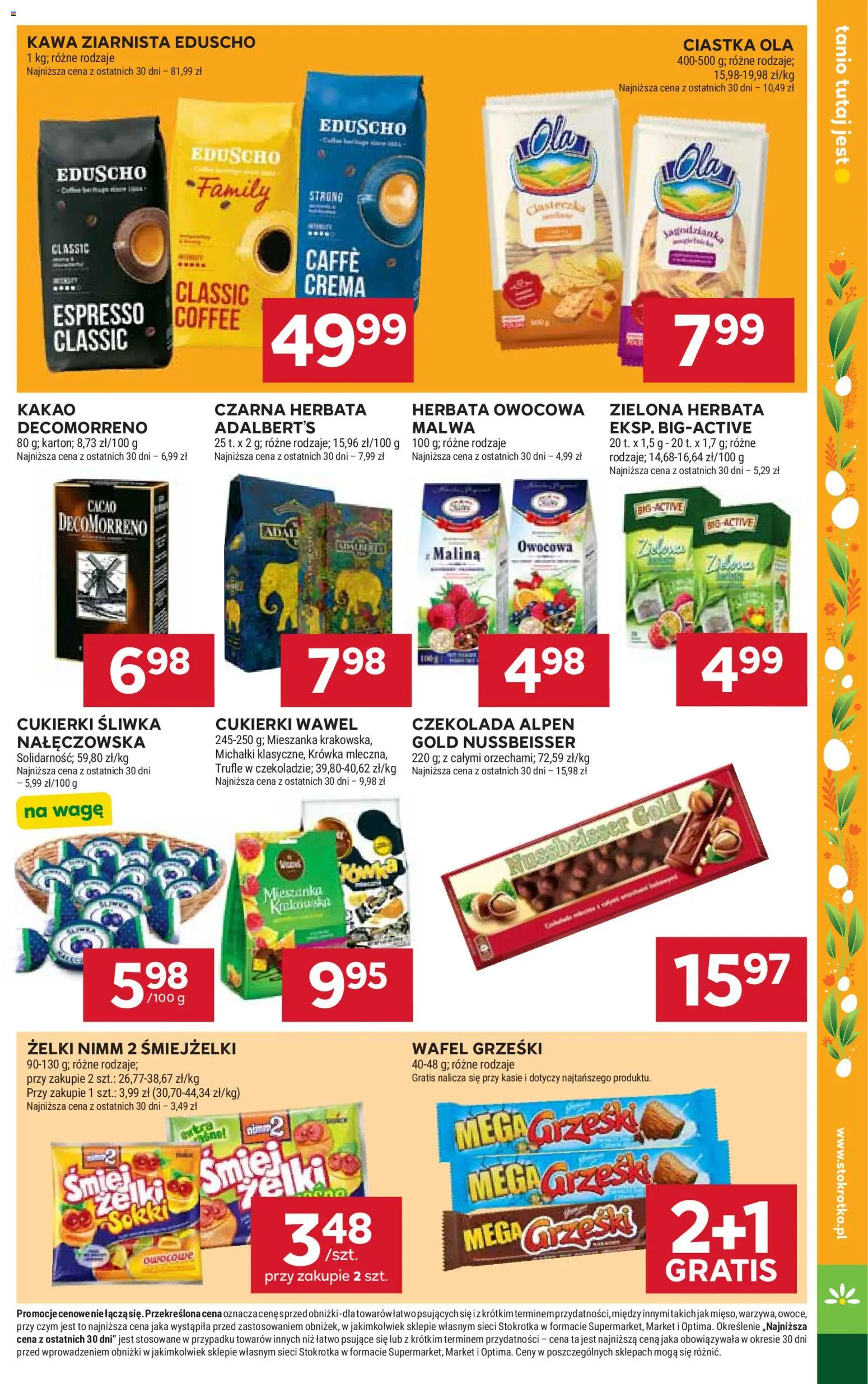 Stokrotka gazetka - Market od 02.04.2026 | Strona: 24 | Produkty: Malina, Krowka, Żelki, Czekolada