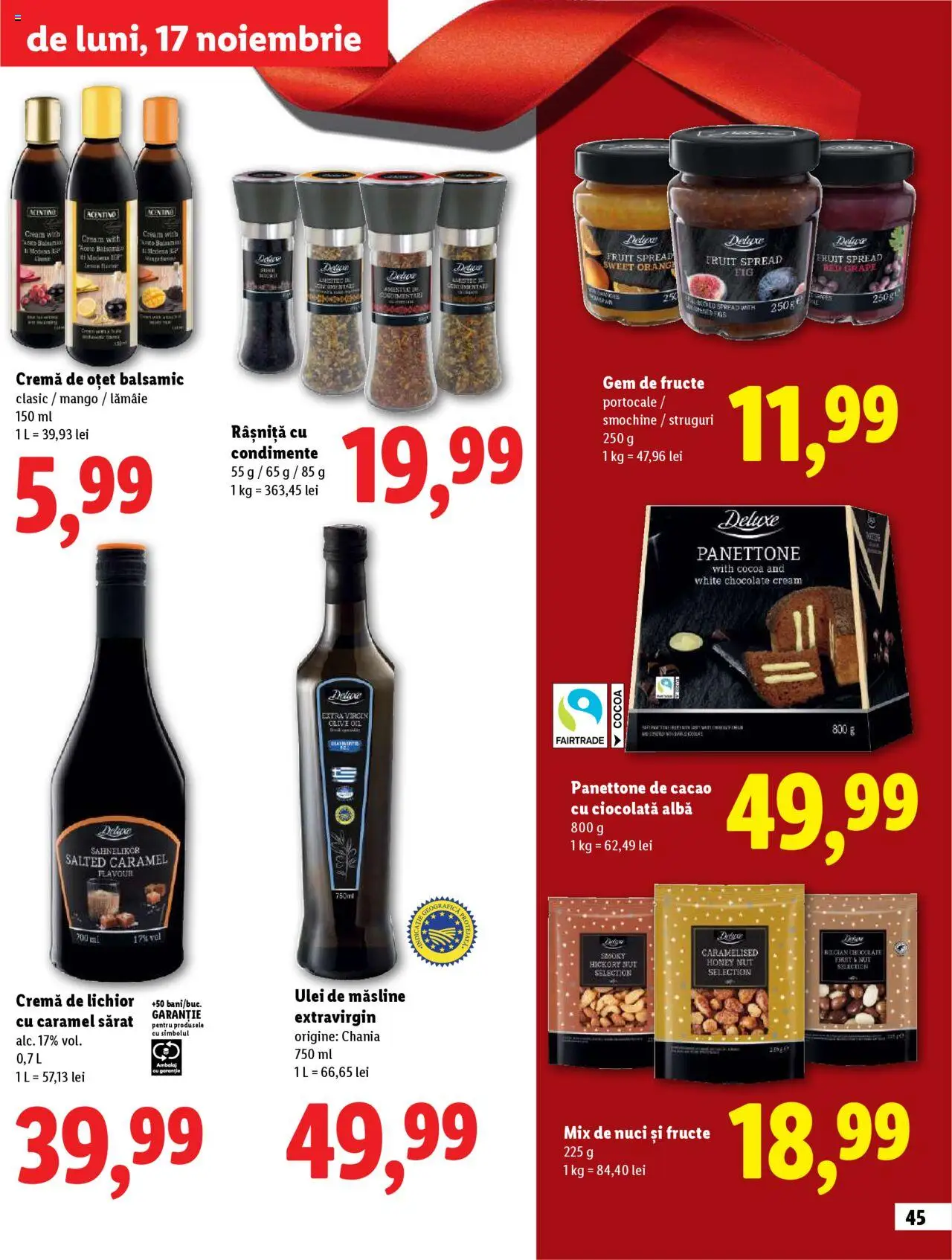 Noul catalog Lidl – valabil de la 23.10.2025 | Pagină: 45 | Produse: Cremă, Ulei, Fructe, Lămâie