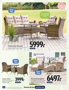 Føtex - Udendørs liv gyldig fra 13.03.2026 | Side: 12 | Produkter: Fodskammel, Bord, Havemøbler, Loungesæt