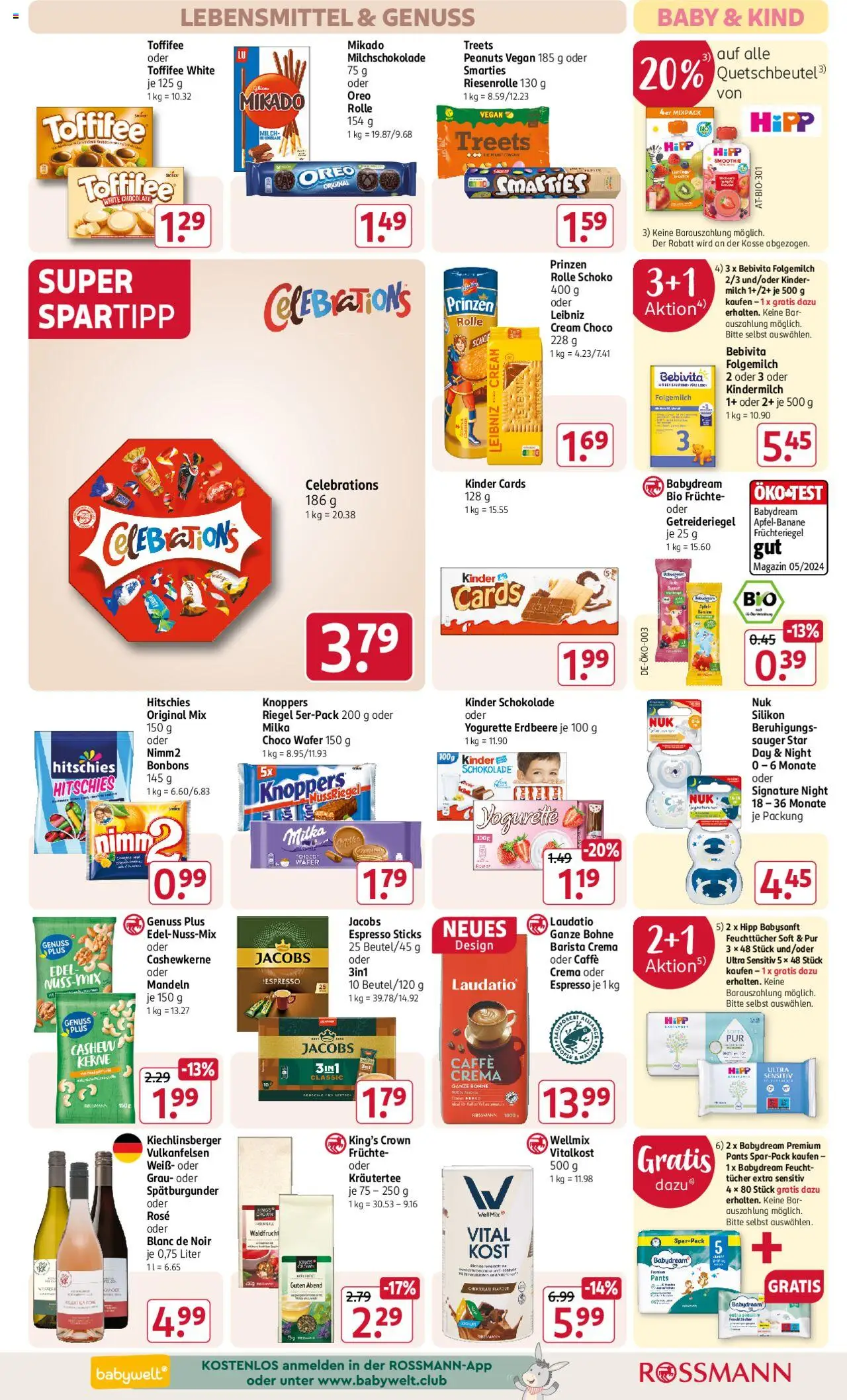 Rossmann Prospekt 	 - gültig ab dem 25.08.2025 | Seite: 11 | Produkte: Schokolade, Smarties, Celebrations, Knoppers