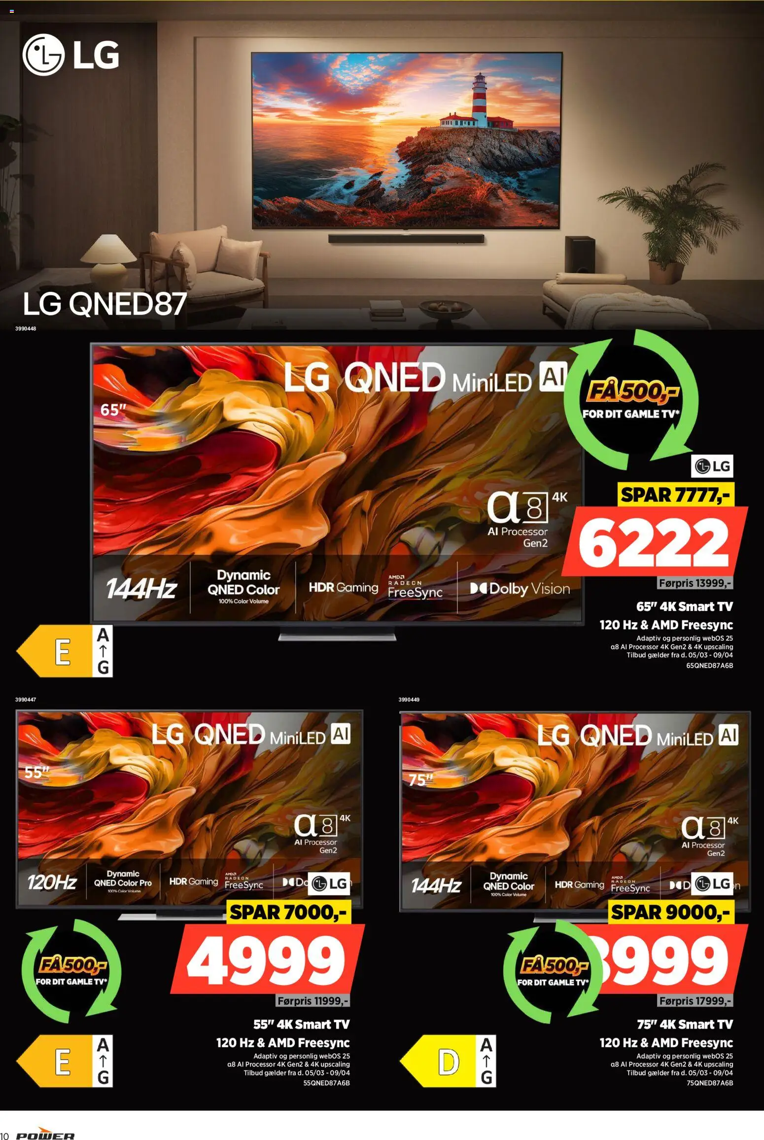 Power tilbudsavis – gyldig fra 20.03.2026 | Side: 10 | Produkter: Processor, Smart TV, TV