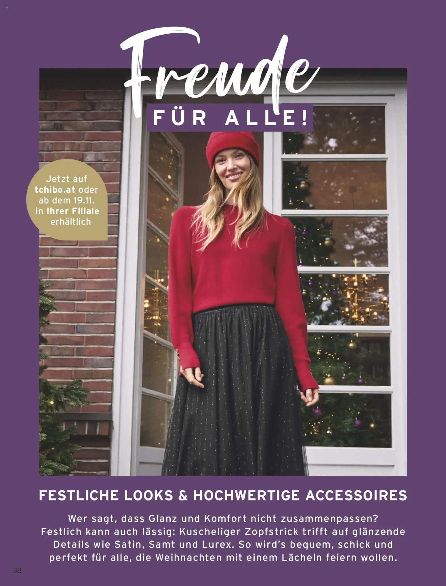 Tchibo Eduscho Tchibo Katalog: Advent 2025 gültig ab 13.11.2025 | Seite: 38