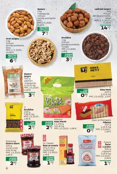 Tommy - Uskrsna Super ponuda - Pregled kataloga iz trgovine Tommy, vrijedi od 23.03.2026 | Stranica: 6 | Proizvodi: Grožđice, Voće, Šećer, Badem