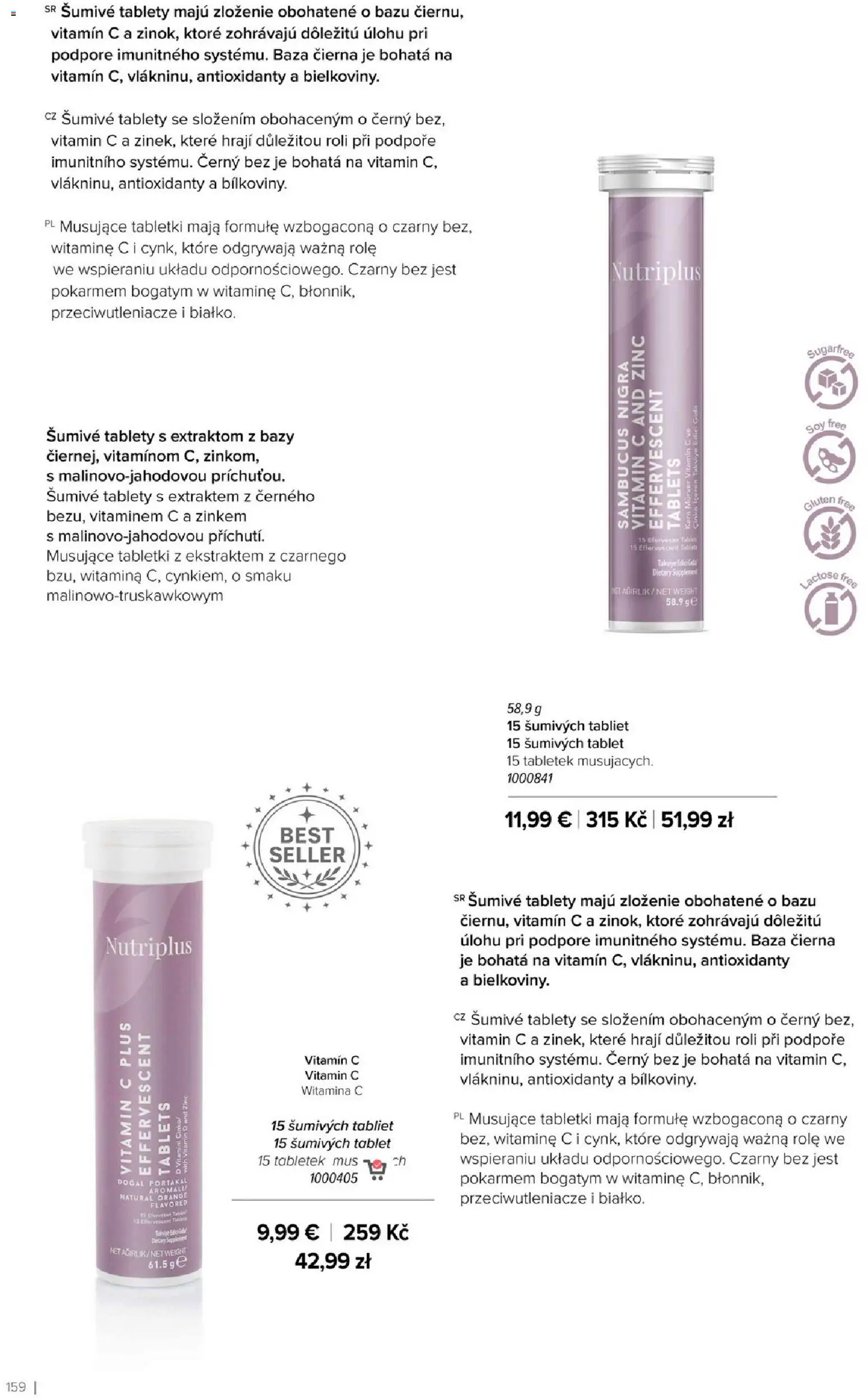 Nové Farmasi akcie – leták je platný od 01.01.2026 | Strana: 159 | Produkty: Tablet