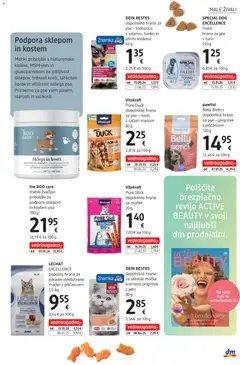 DM Drogerie Markt katalog akcije – veljaven od 02.03.2026 | Stran: 29 | Izdelki: Hrana za pse, Klobasice, Kos, Priboljški