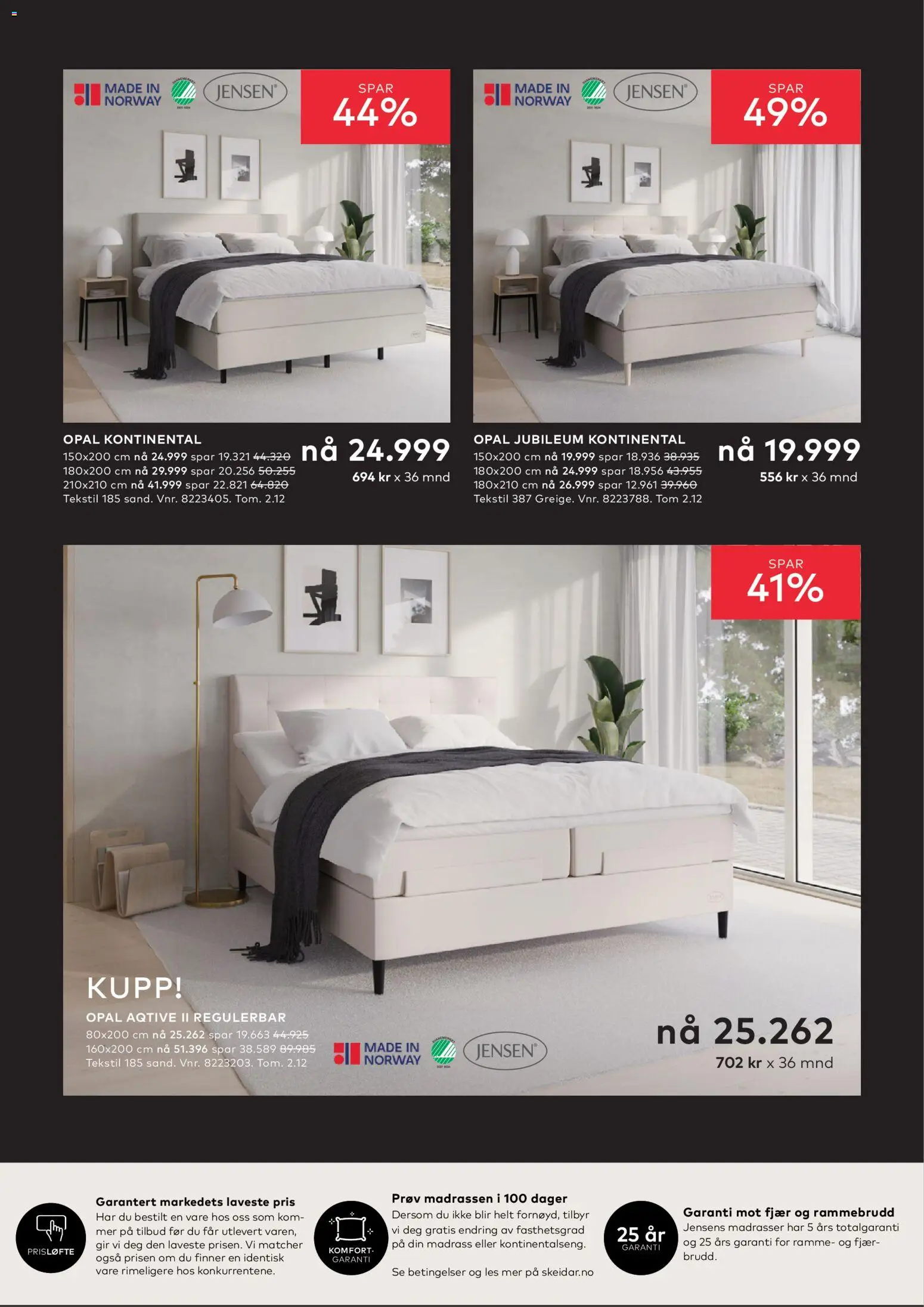 {H1} | Side: 8 | Produkter: Madrass