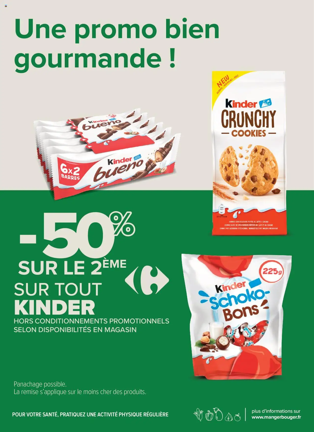  | Page: 2 | Produits: Cookies, Kinder Bueno, Lait