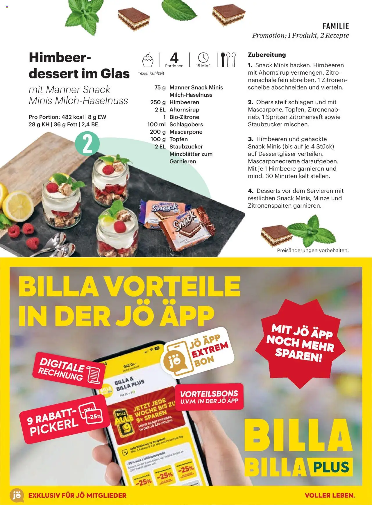 Billa AT akciós ujság - amely érvényes a következő dátumtól: 01.10.2025 | Oldal: 55 | Termékek: Mascarpone