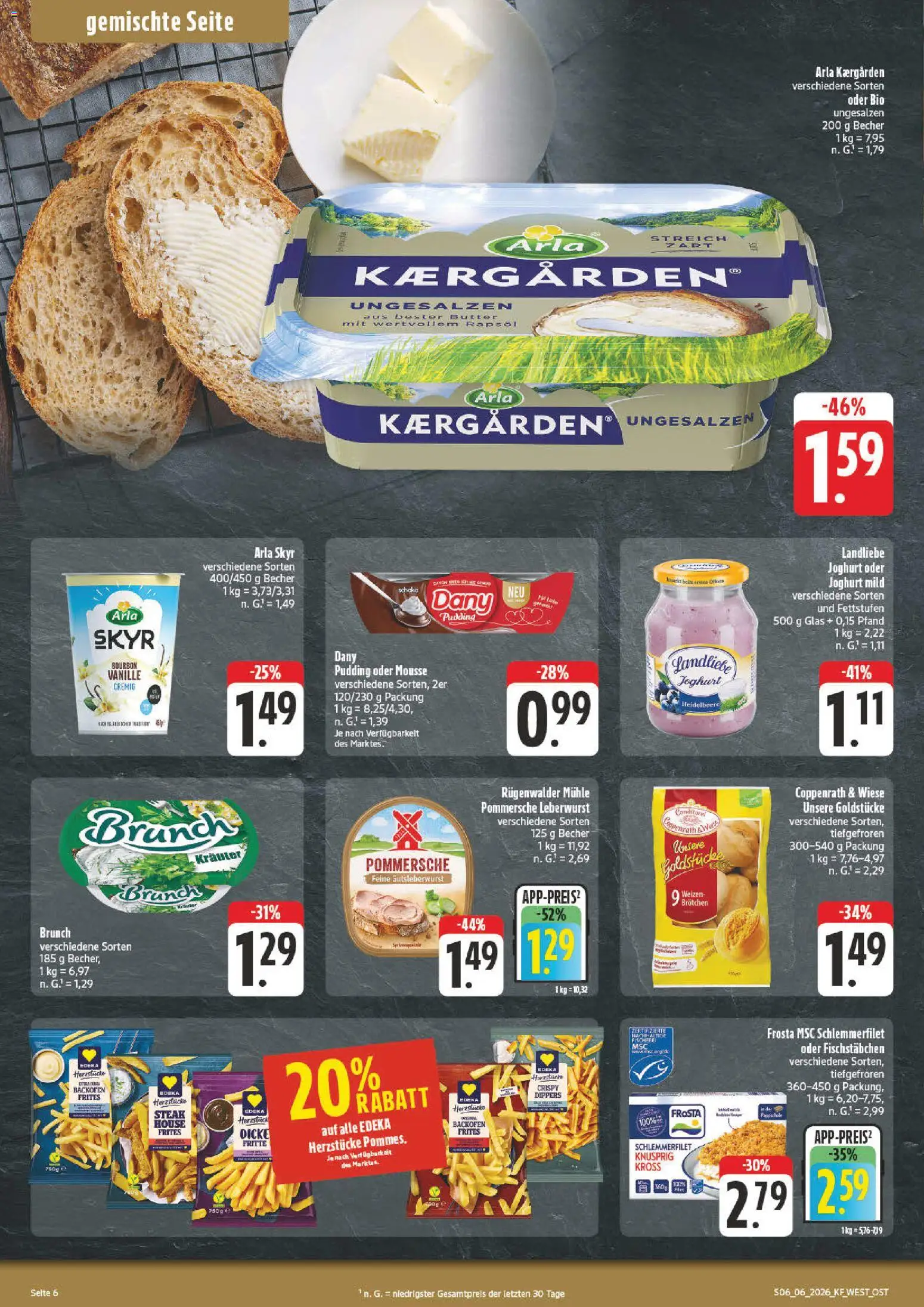 nah & gut Prospekt 	 – gültig ab 02.02.2026 | Seite: 6 | Produkte: Mühle, Joghurt, Pudding, Skyr