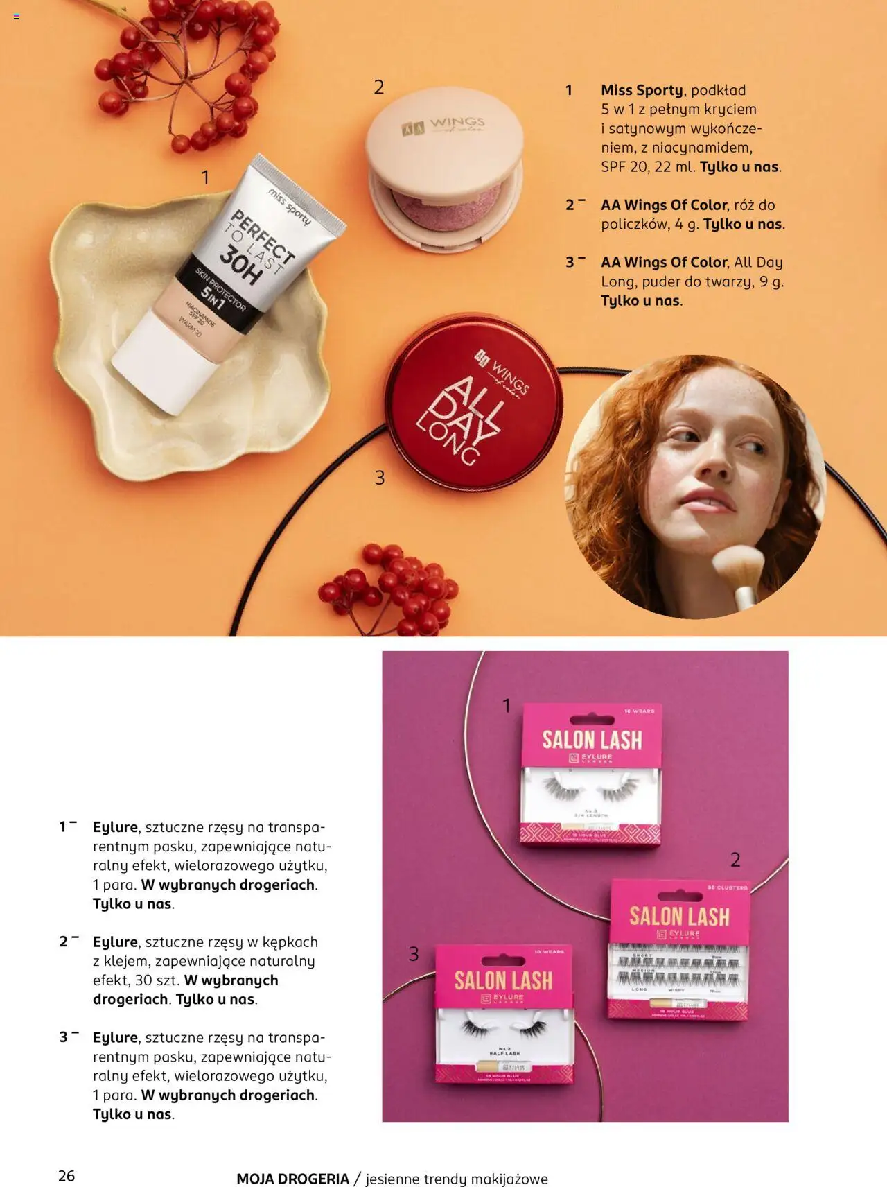Rossmann Gazetka - Magazyn Moja Drogeria od 10.10.2025 | Strona: 28 | Produkty: Drogeria, Puder, Róż, Sztuczne rzęsy