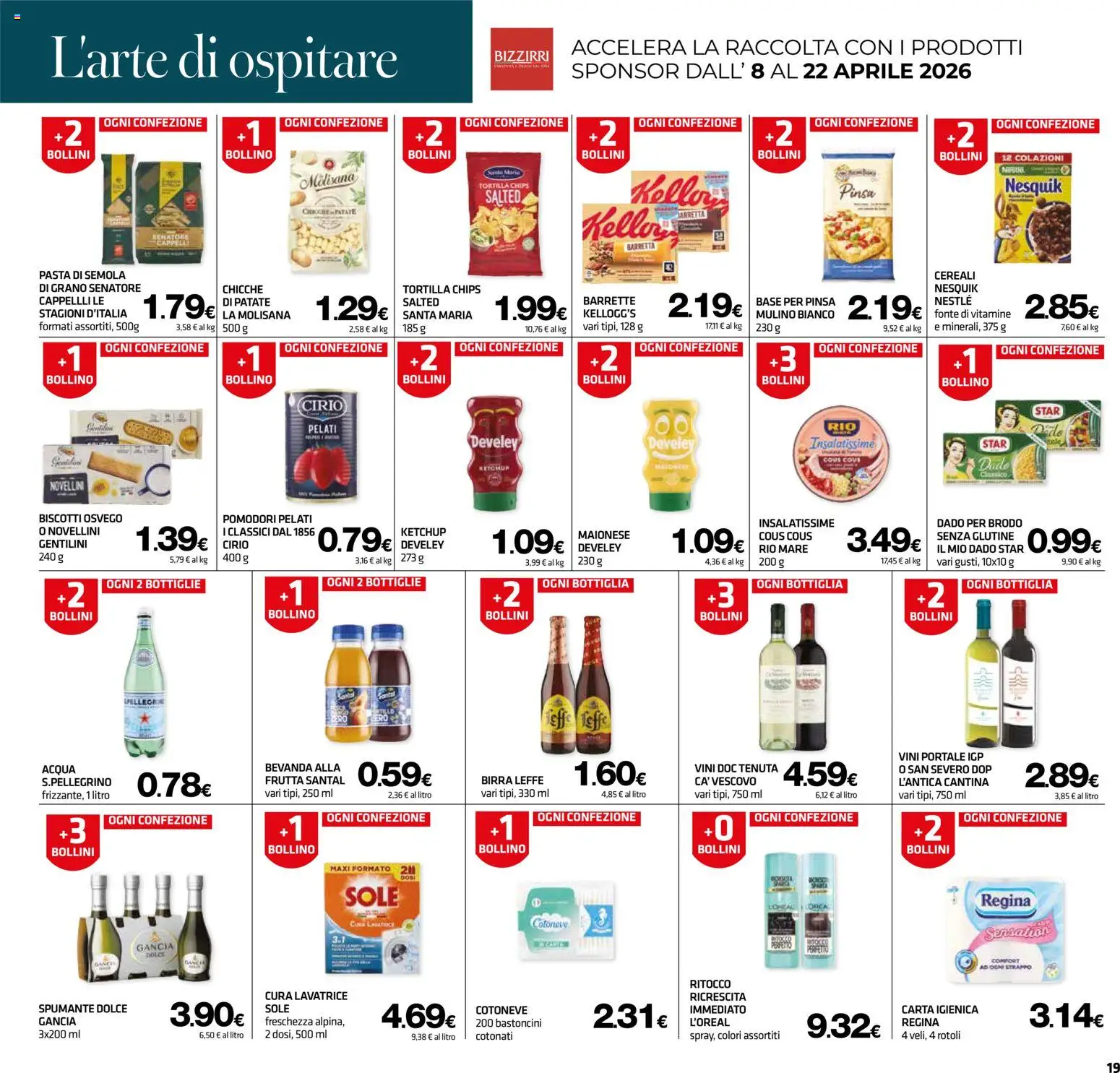 Volantino Superconti del 08.04.2026 | Pagina: 20 | Prodotti: Carta igienica, Ketchup, Acqua, Pomodori