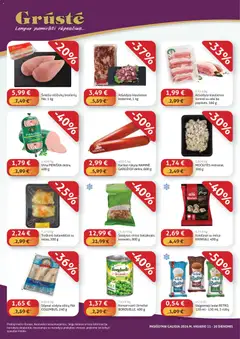 GRUSTE leidinys galioja nuo 11.02.2026 | Puslapis: 2 | Prekių: Ledai, Plombyras, Valgomieji ledai, Žirneliai