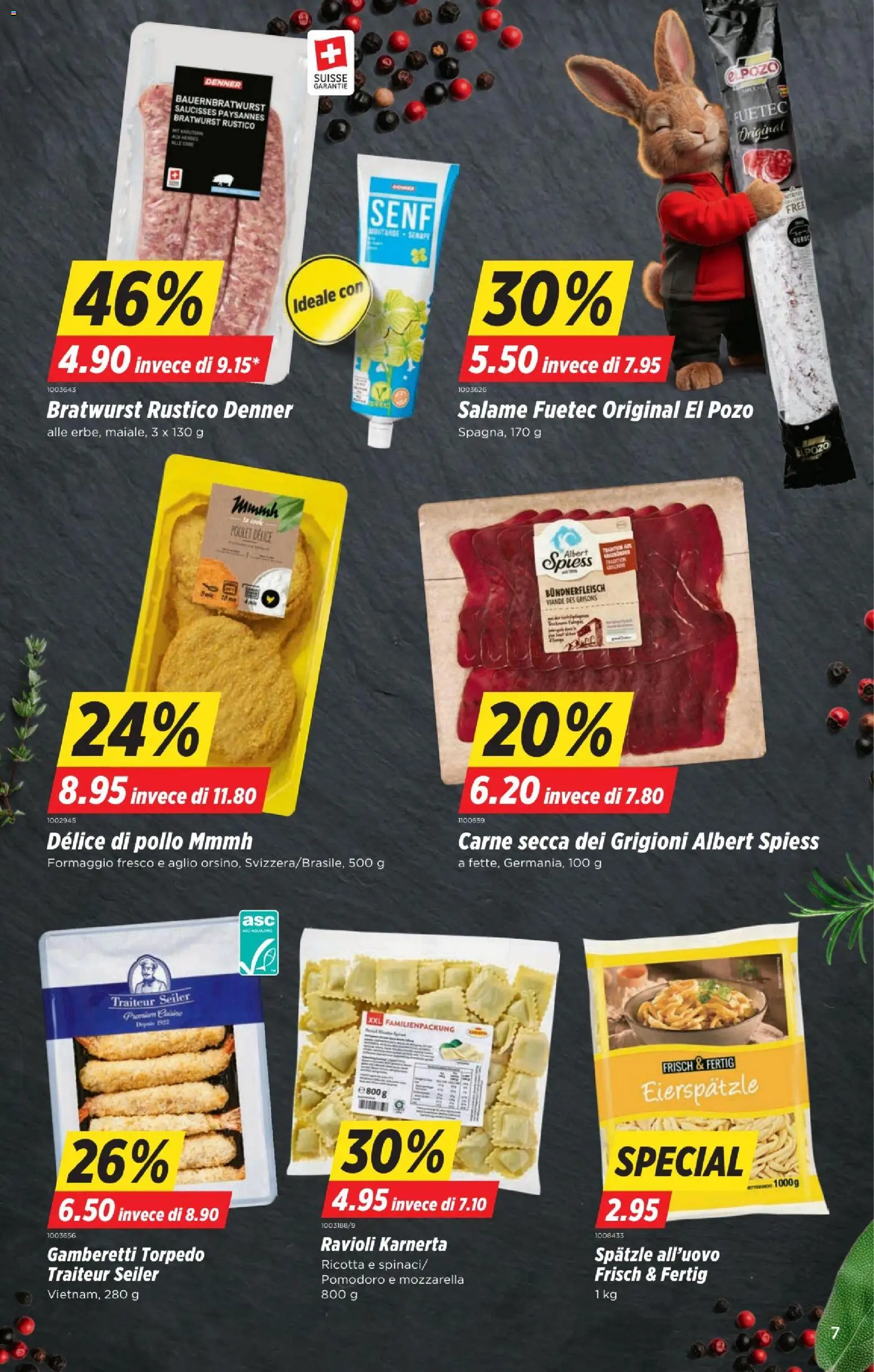 Denner aktionen IT – gültig ab 26.03.2026 | Seite: 7 | Produkte: Salami