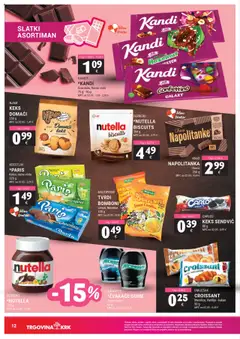 Trgovina Krk katalog | vrijedi od 01.09.2025 | Stranica: 12 | Proizvodi: Nutella, Marelice, Bomboni, Kakao