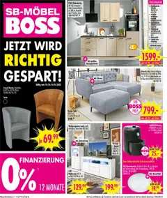 SB Möbel Boss Prospekt 	 ab 18.10.2025 gültig