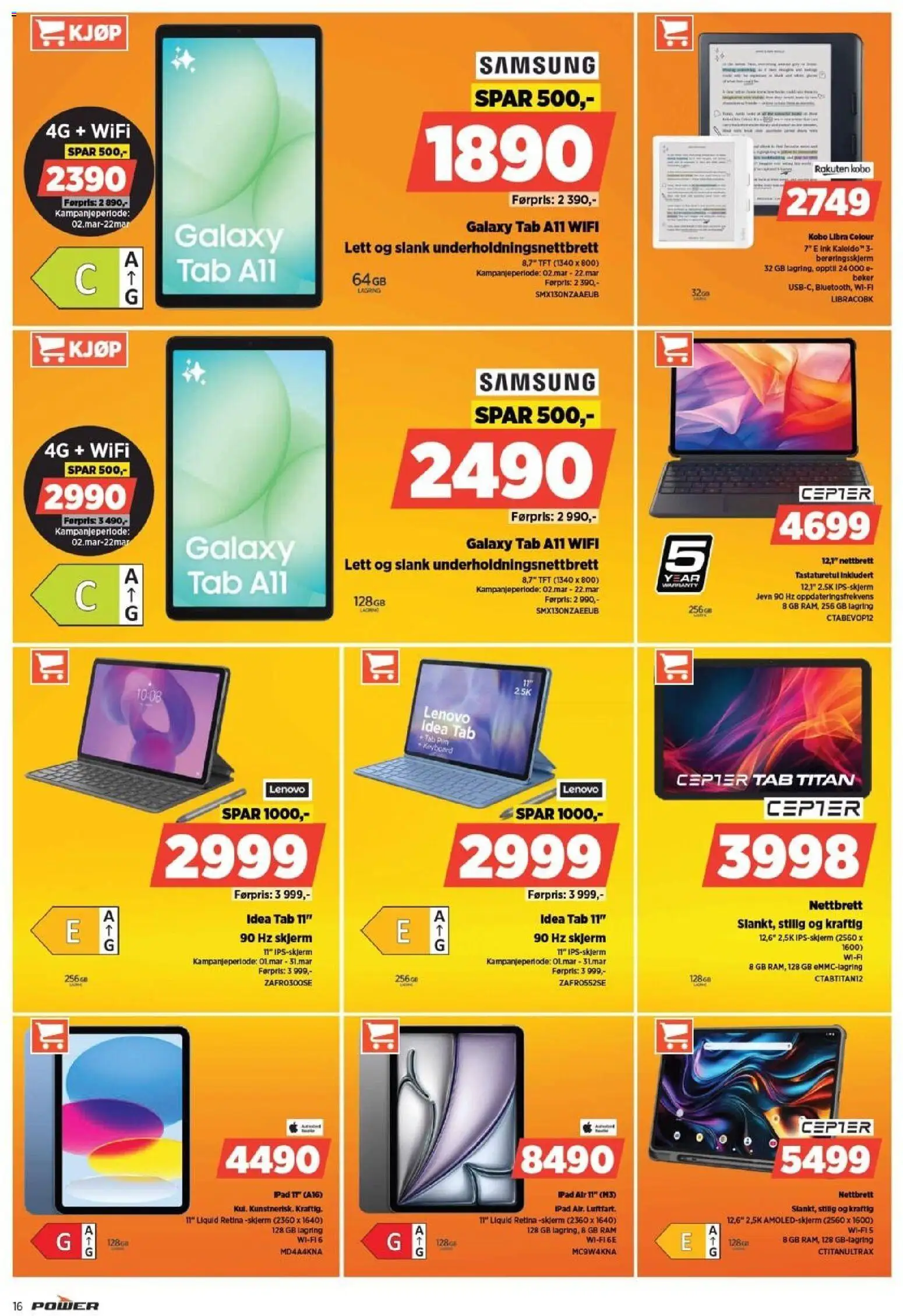 {H1} | Side: 16 | Produkter: Øl, Nettbrett, Skjerm, Удобрения