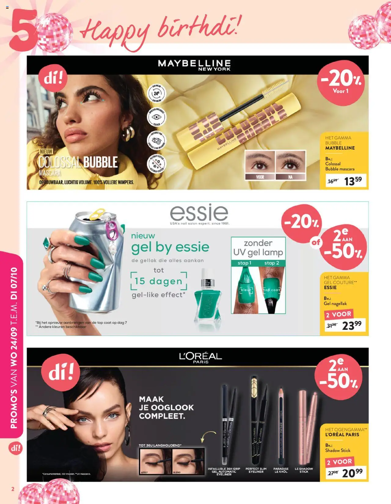 {H1} | Pagina: 2 | Producten: Gel, Mascara, Eyeliner, Nagellak
