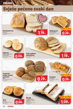 Plodine - Katalog - Pregled kataloga iz trgovine Plodine, vrijedi od 15.10.2025 | Stranica: 12 | Proizvodi: Pekara, Kruh, Pecivo