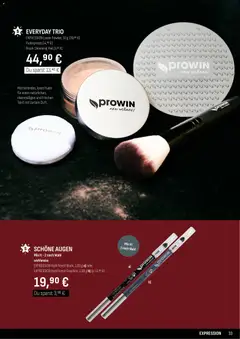 Katalog ProWin New Wellness April / September 2026 ab 01.04.2026 gültig | Seite: 33 | Produkte: Puder, Puderpinsel
