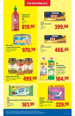 W5 WC sredstvo za čišćenje XXL, Za uklanjanje rđe i kamenca ili za čišćenje sanitarija, 1,2 l; 1 l = 137.50 - pregled Lidl kataloga - važi od 05.02.2026 | Strana: 43